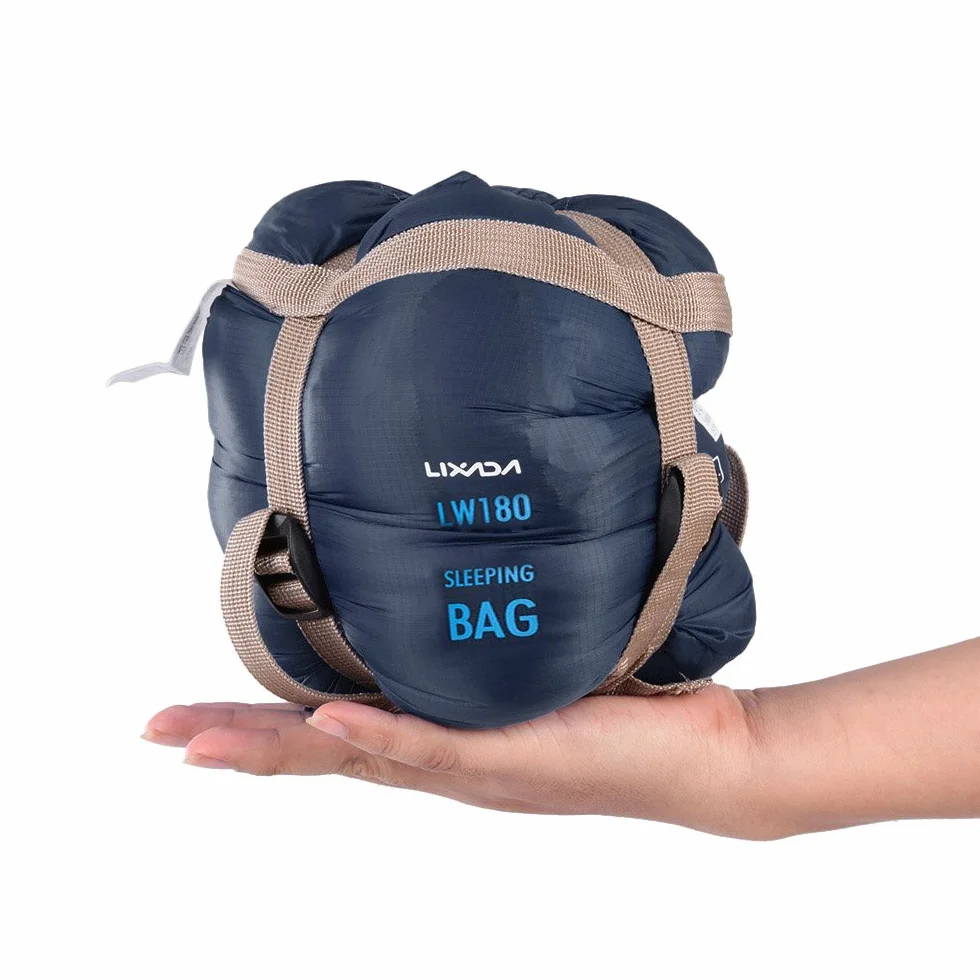 Lixada Saco de dormir ultraligero para camping, Viajes, Senderismo, Multifunción