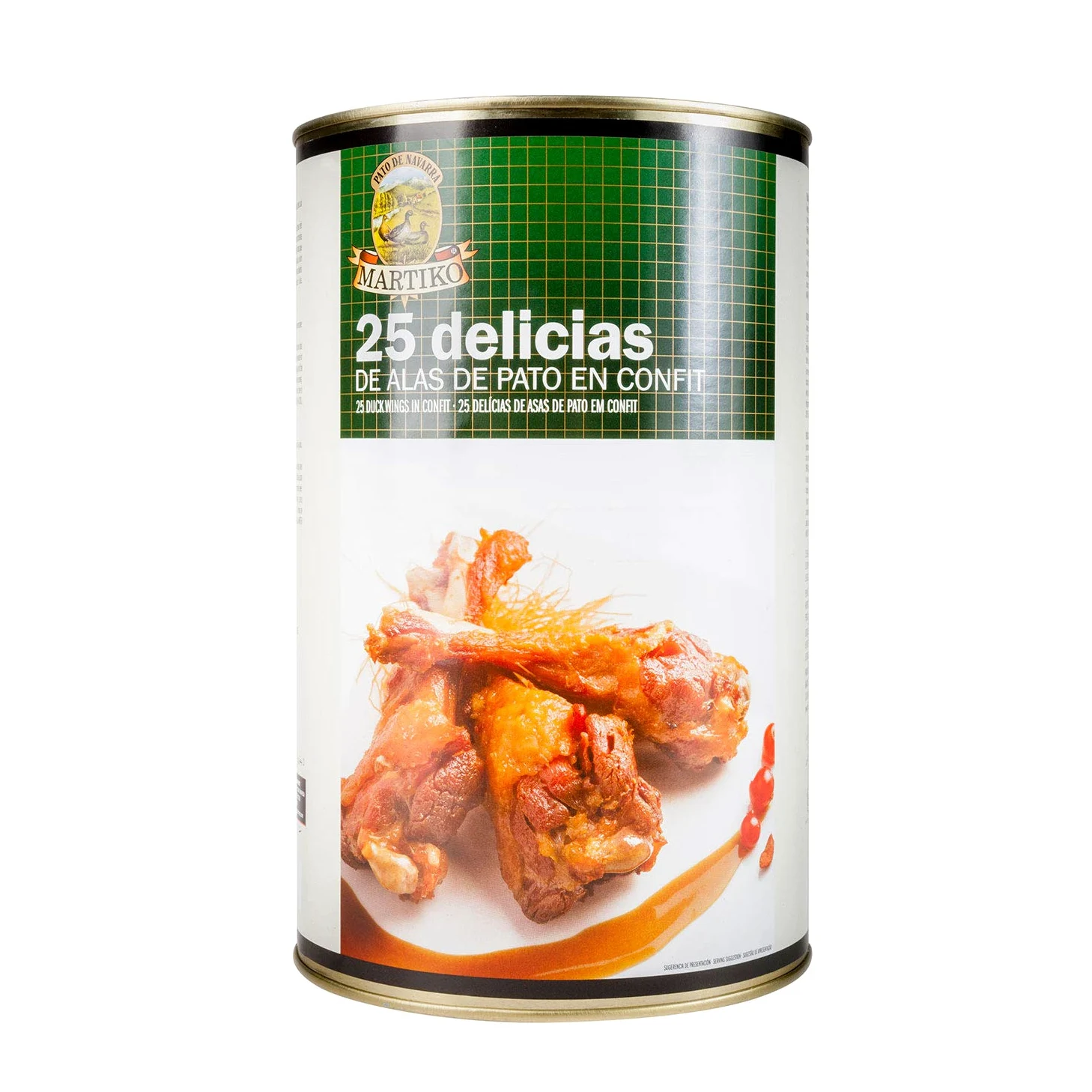 Martiko 25 Delicias de Alas de Pato en Confit 4100 G