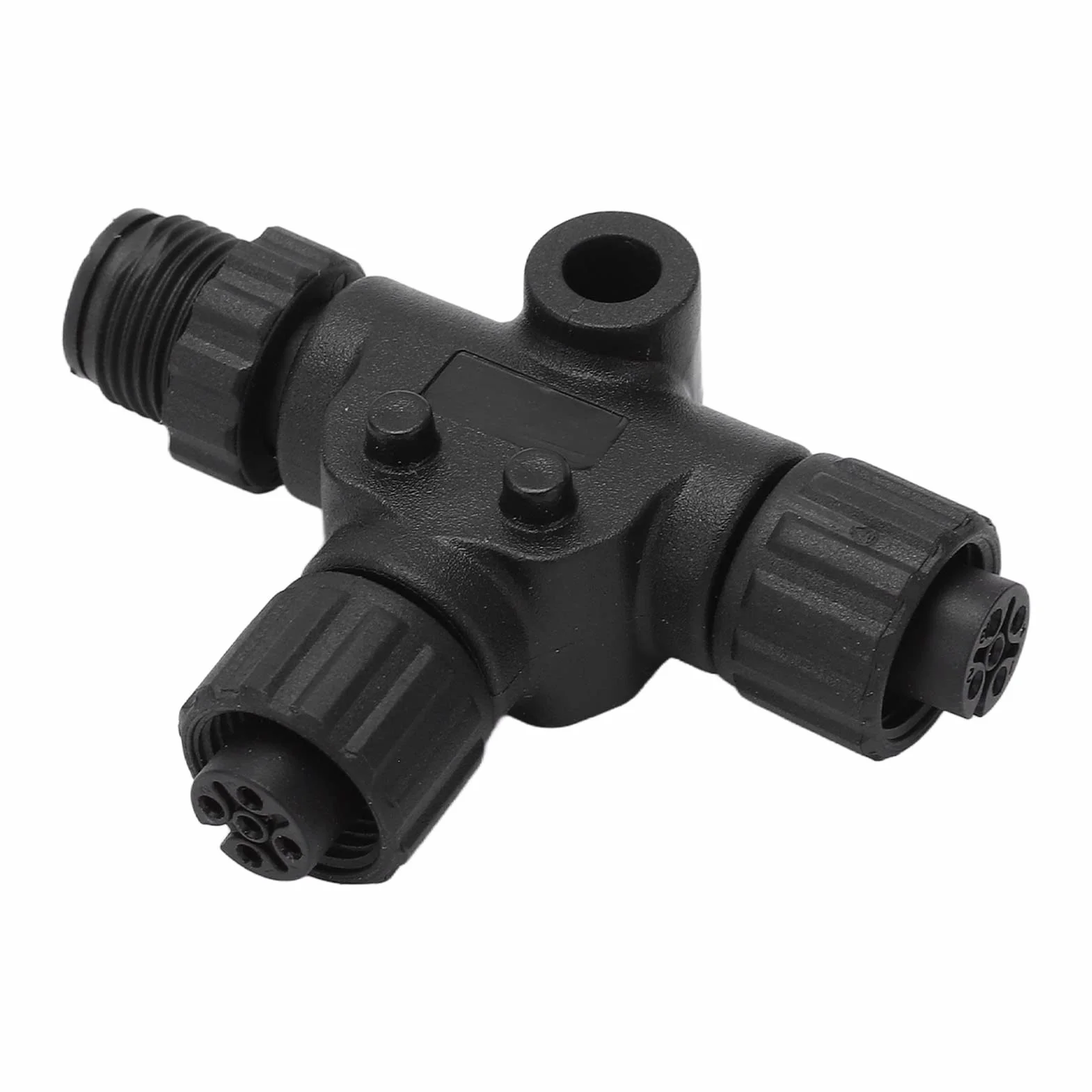 Conector T NMEA 2000 Adaptador Red Marina 3 Puertos 5 Pines M12 IP67 Impermeable Lowrance Simrad B&G Navico