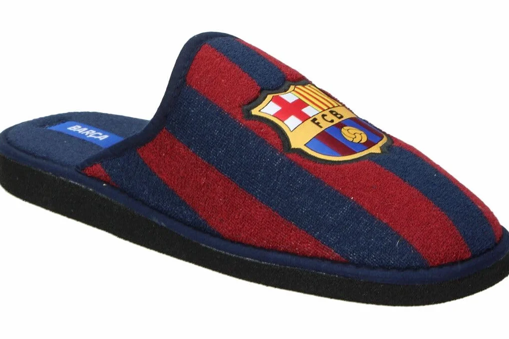 MARPEN SLIPPERS Zapatillas de Casa Hombre Verano Barcelona FC Oficiales Antideslizantes Suela EVA Lavables