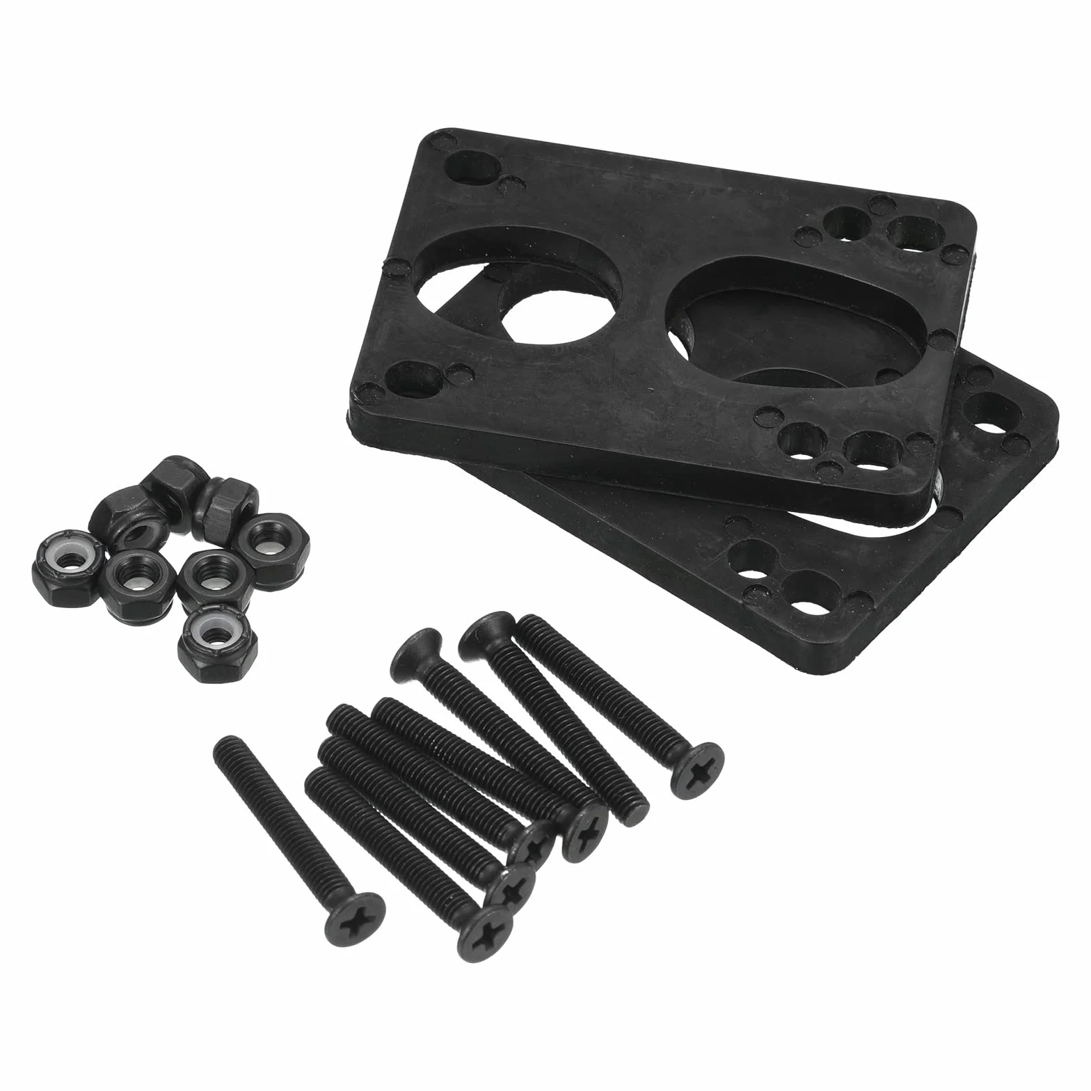 PATIKIL Patineta Almohadillas Elevadoras Juego, 2 Paquete 6mm, Negro