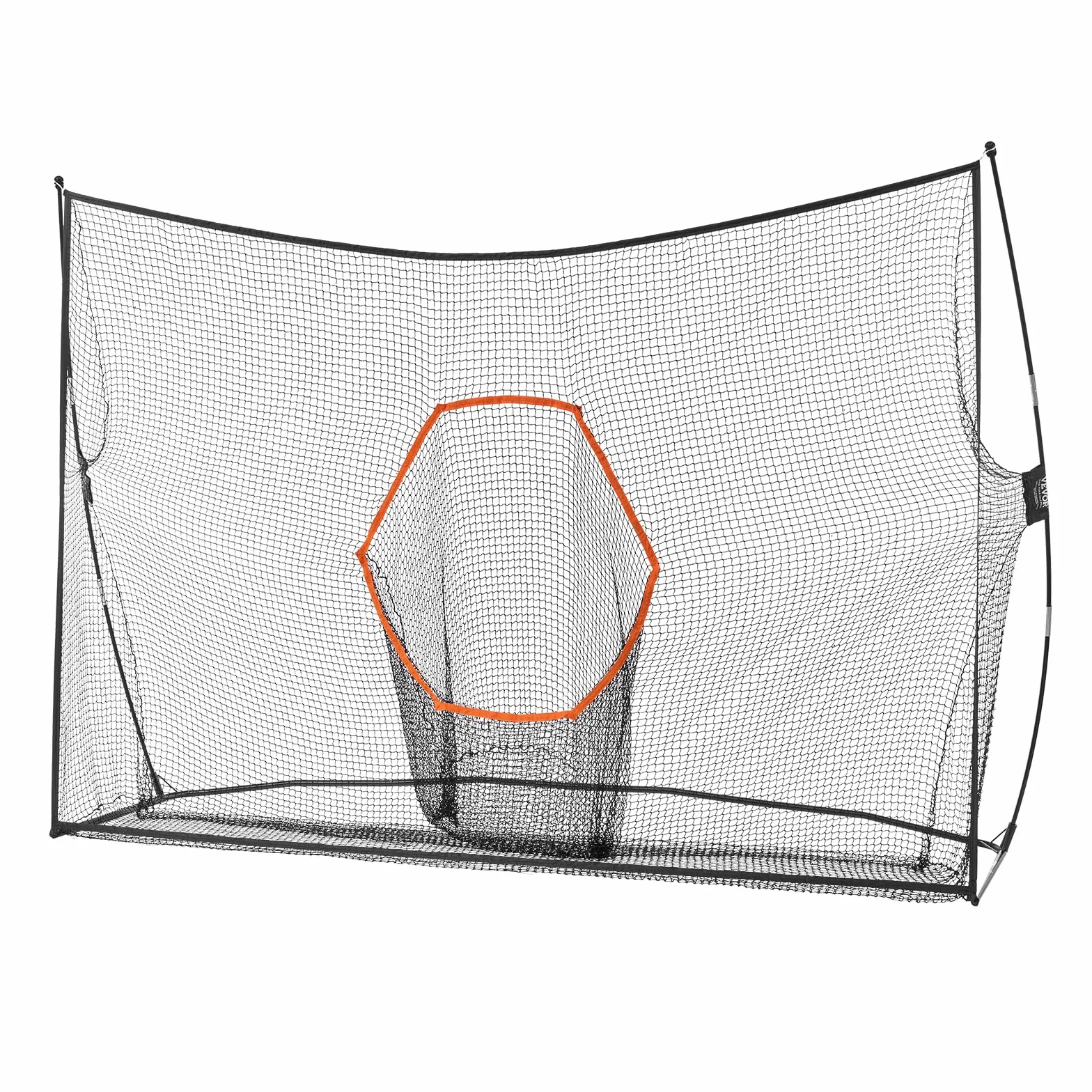 VEVOR Red de Práctica de Golf 329 x 95 x 217 cm Campo Personal Interior Exterior Portátil para Hogar Con Marco de Fibra de Vidrio y Bolsa de Transporte