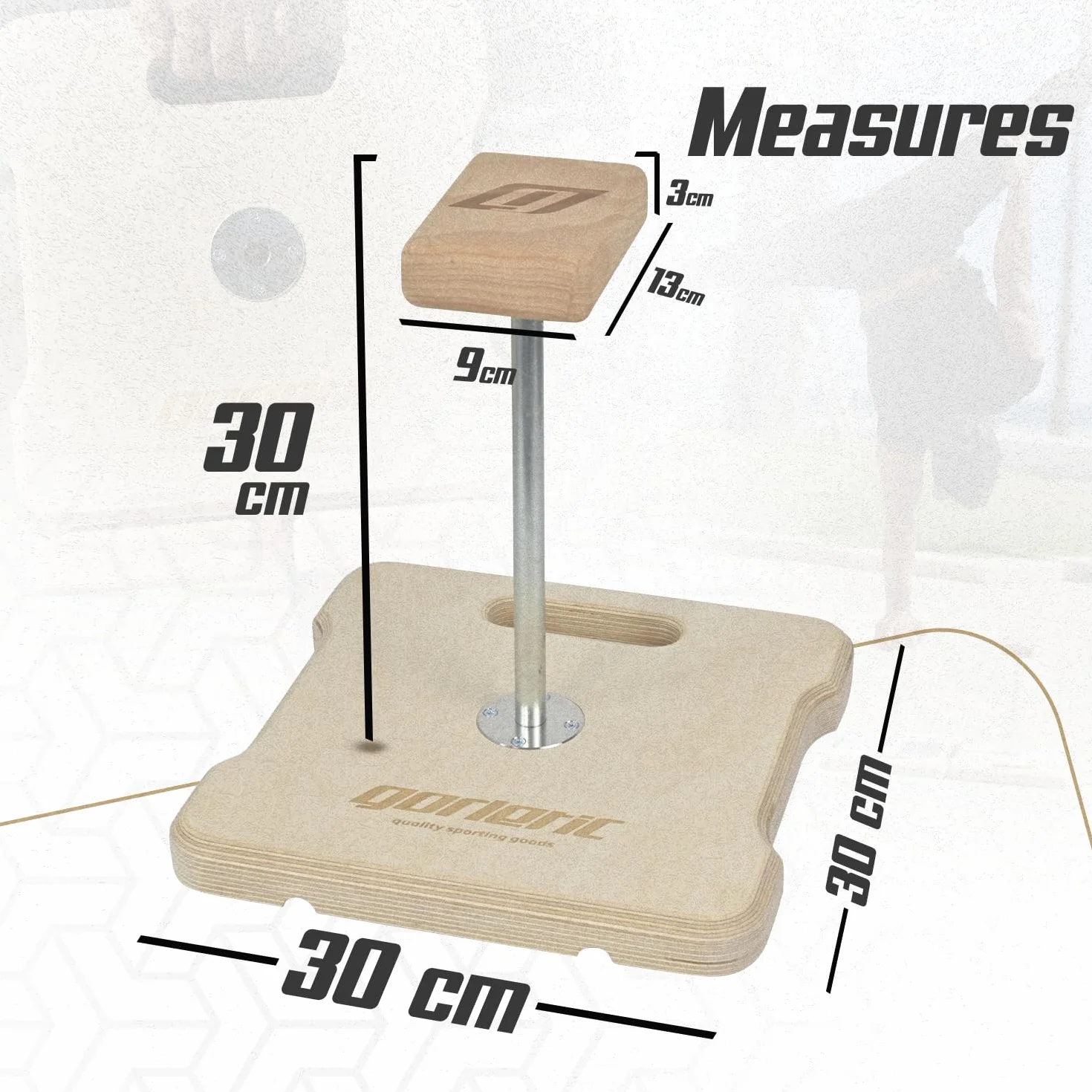 Gorletic Canes COMPACT BalanceBlocks Bastones para equilibrio Handstand 33cm