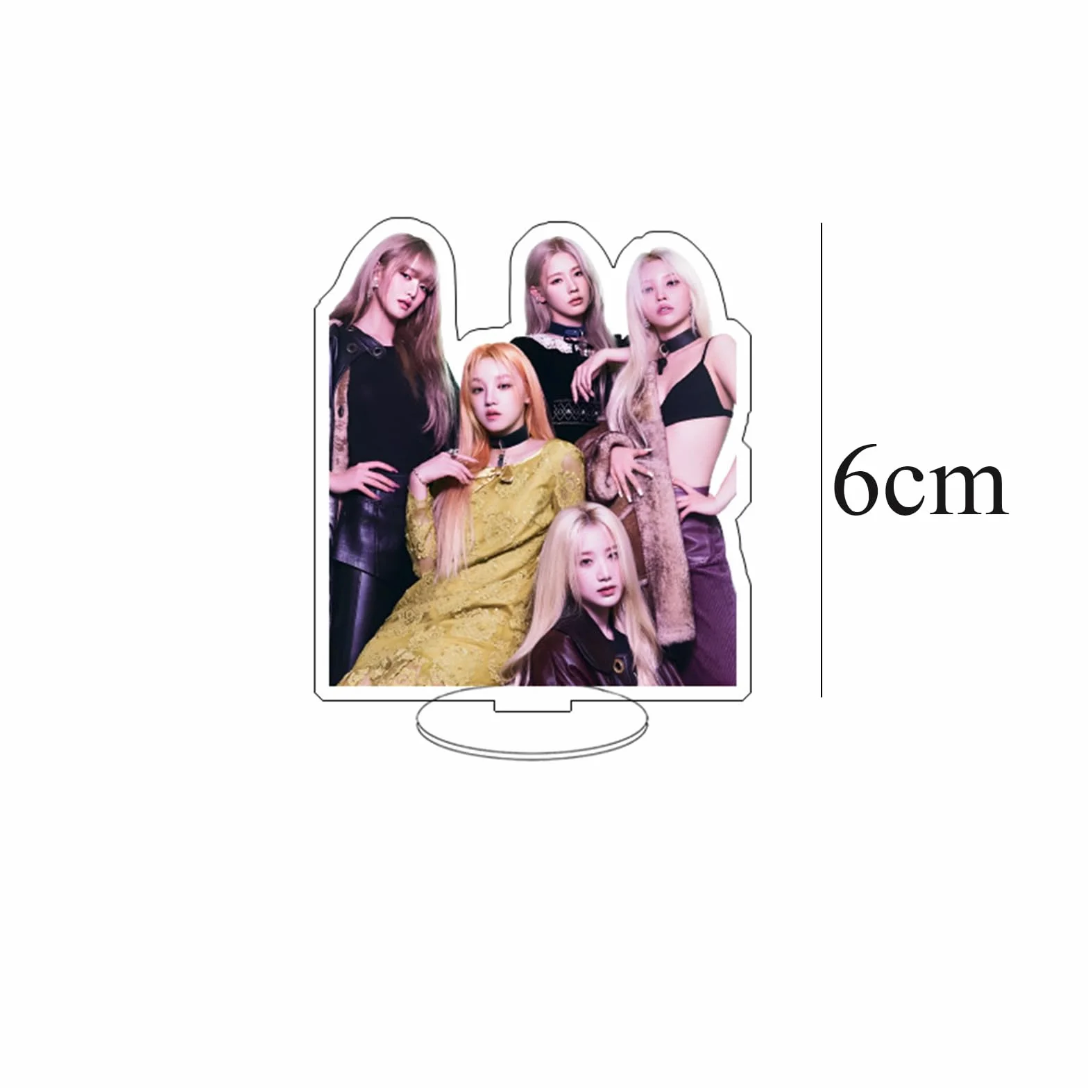Juego de regalo I-DLE para fans de K-POP, pegatina GIDLE, alfombrilla ratón, mini tarjeta acrílico
