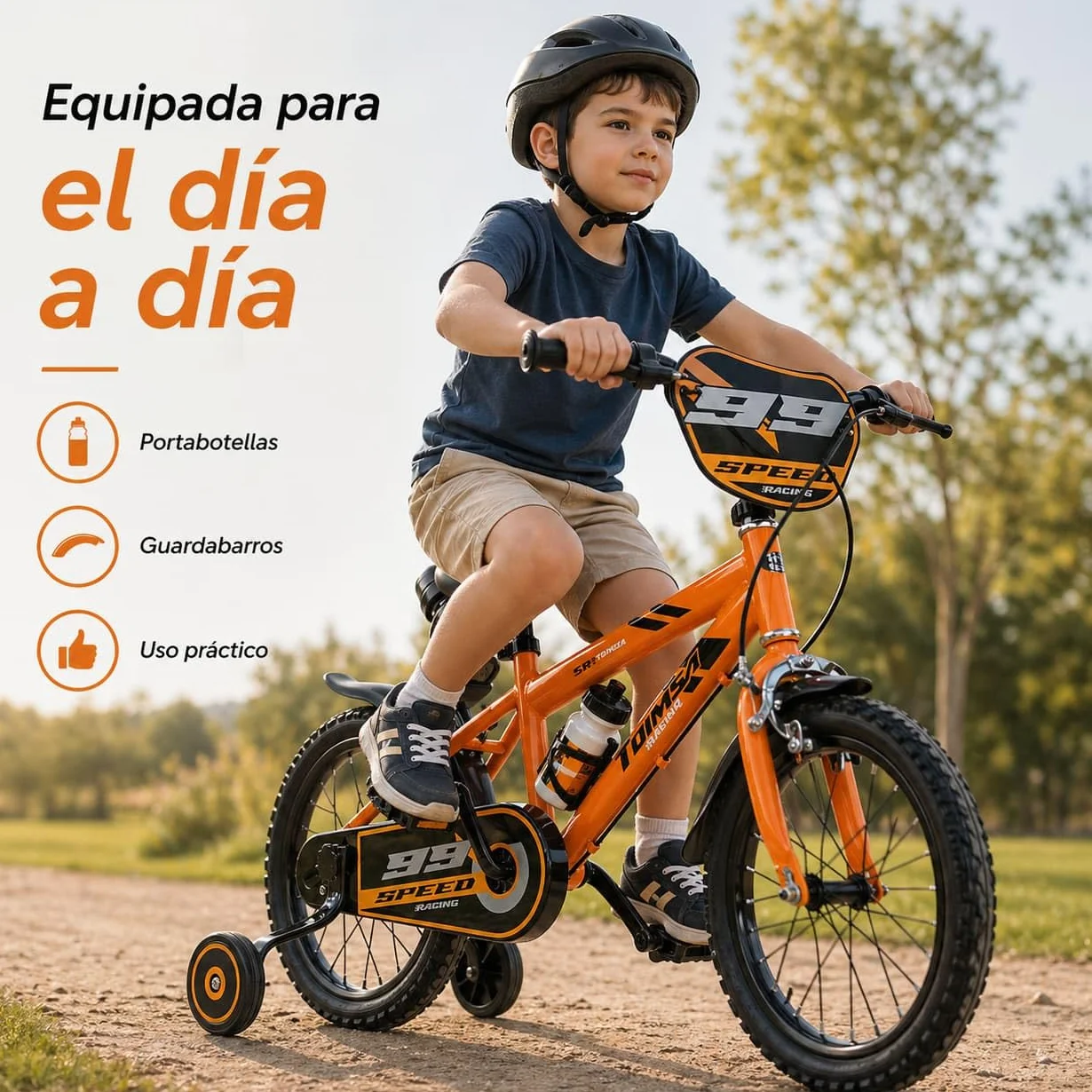 TOIMSA Bicicleta 16" Speed Racing