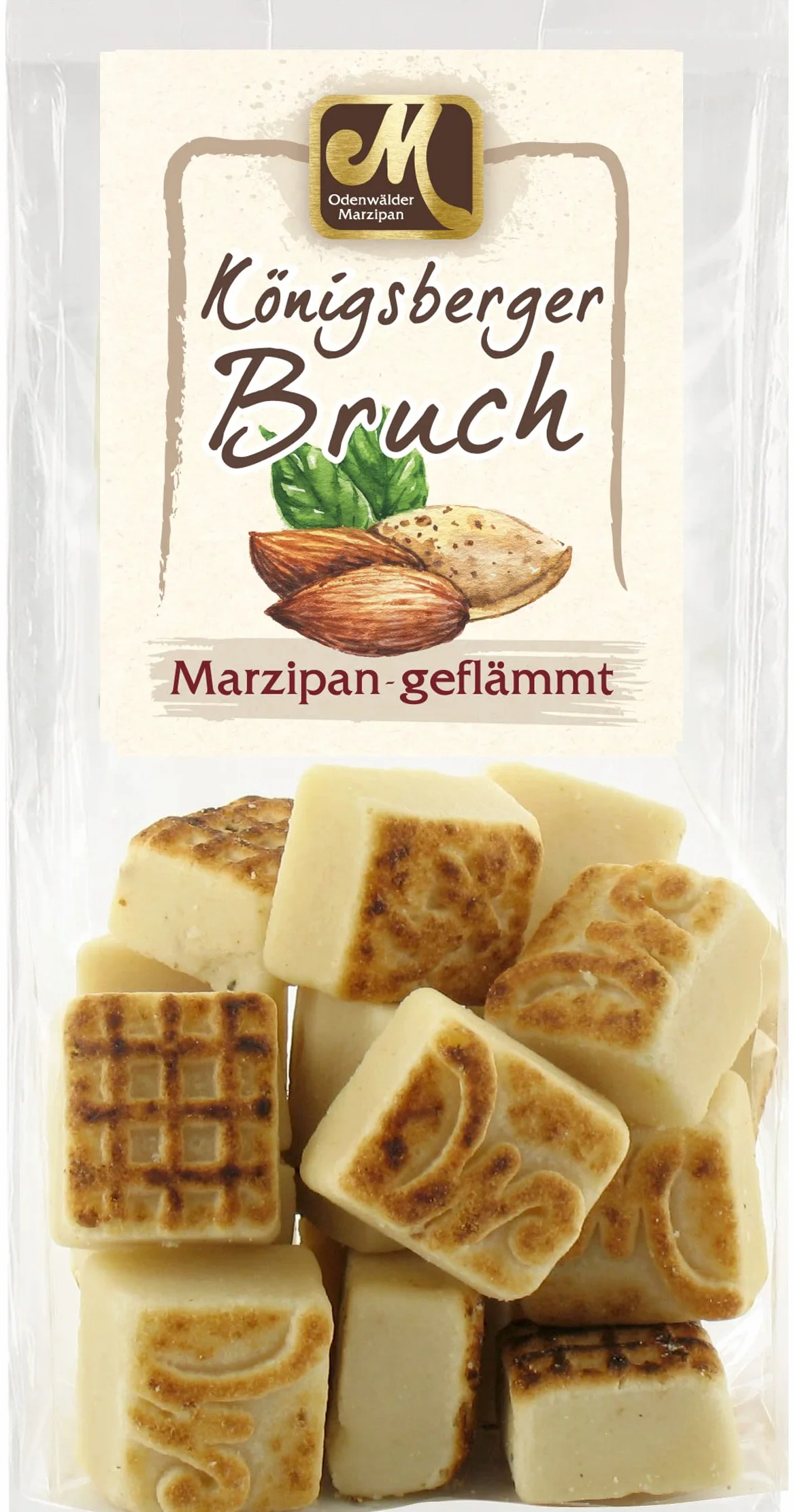 Odenwälder Marzipan Juego de 6 piezas de Königsberger de 1,5 kg, de mazapán noble