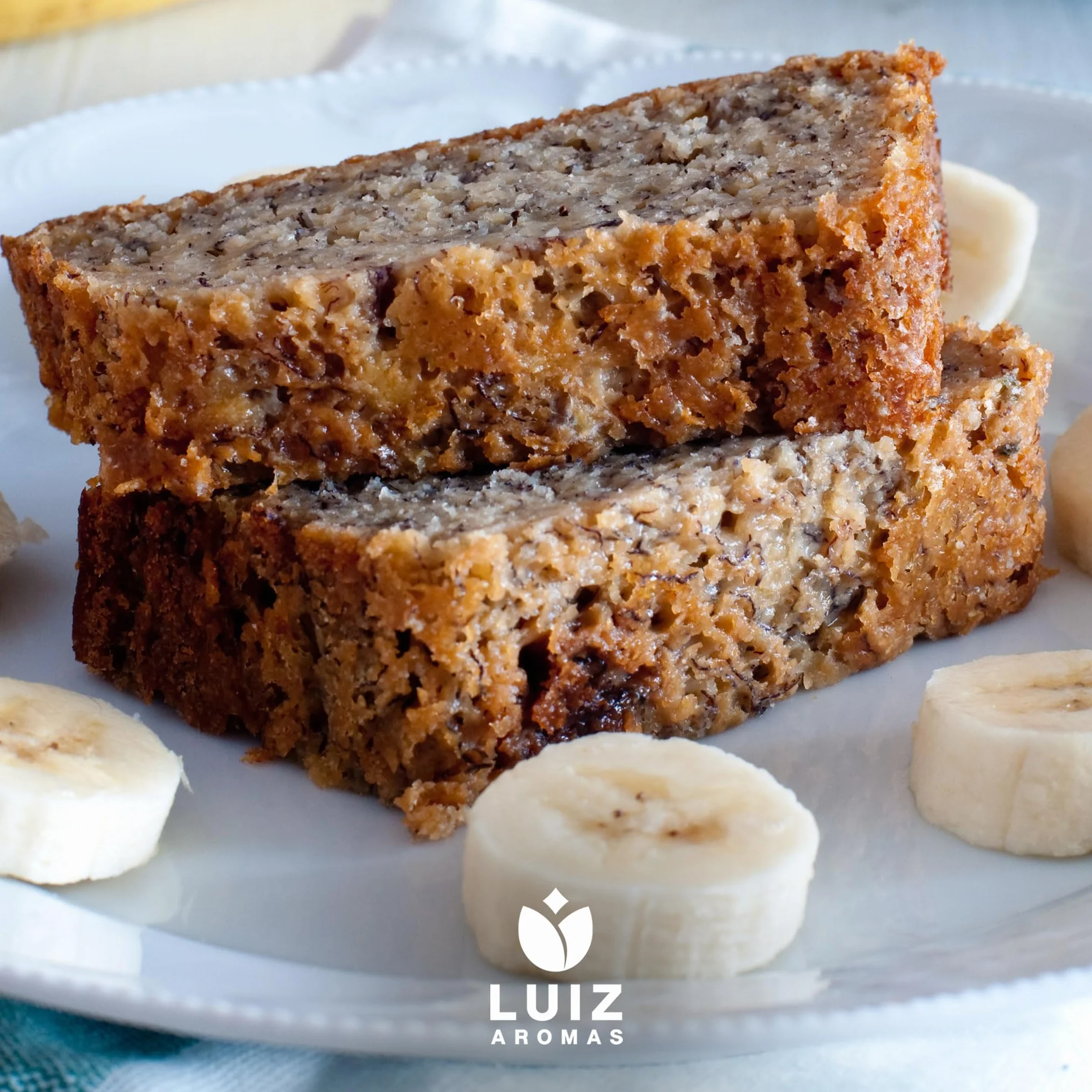 LUIZ AROMAS | Aroma Banana - Aroma Alimentario en Gotas para dulces de Hornear, Pasteles, Bizcochos y Tartas | Producto Vegano sin Calorías y sin Azucar | Producto 100% Italiano (30g)