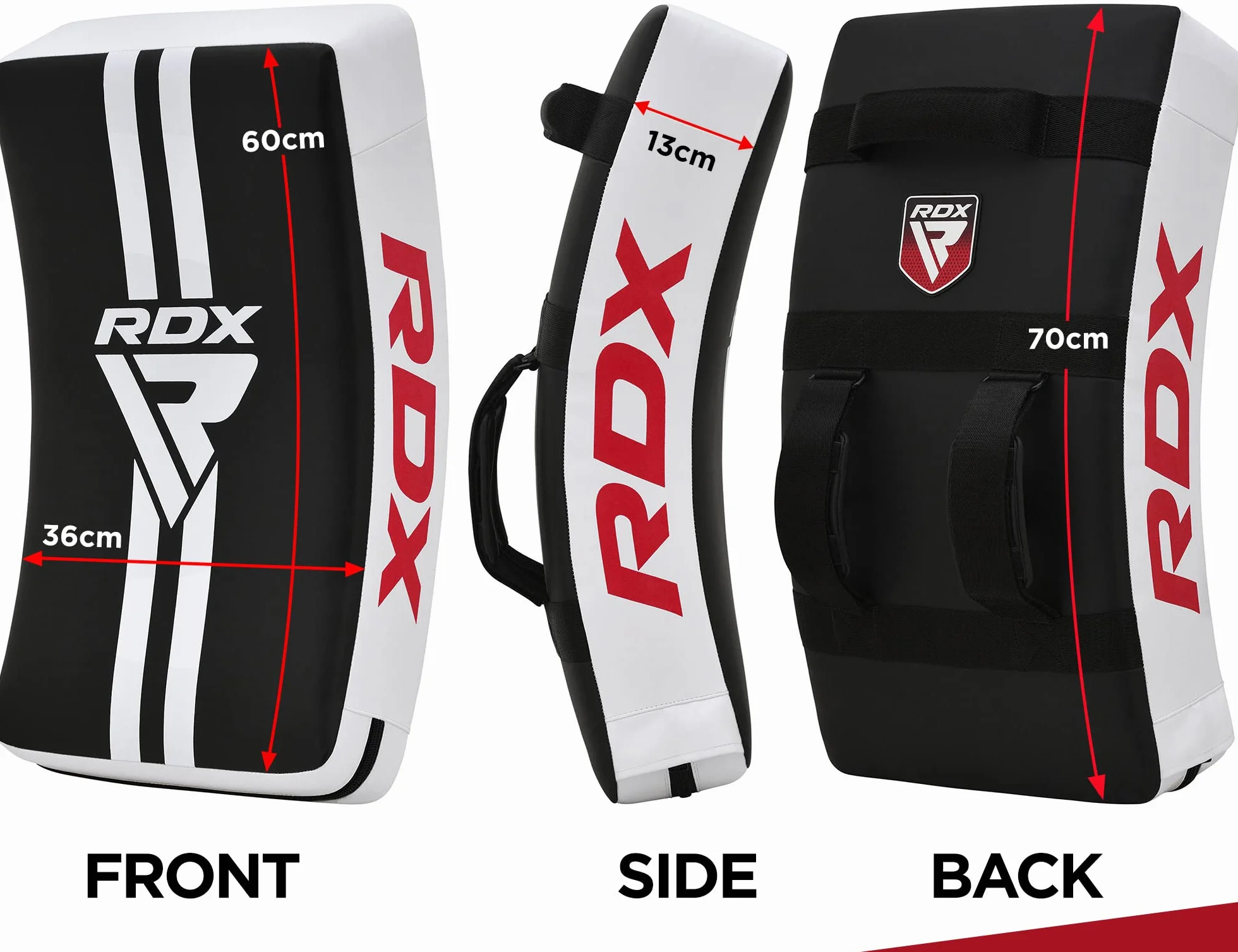 RDX Escudo Muay Thai Boxeo Paos Mano Patada Entrenamiento Pad Manoplas Segunda