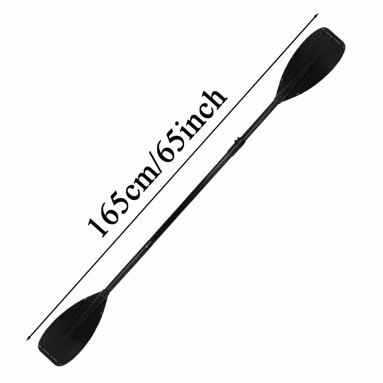 Paleta De Kayak Fibra De Carbono 2 Piezas Doble Cabezal Ligero Remos Kayak Timón Viajes Pesca Río Mar