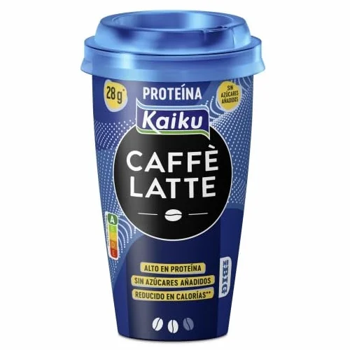 6 Unidades KAIKU CAFFÈ LATTE SABORES (REFRIGERADO) (KAIKU CAFFÈ LATTE PROTEÍNA, 370 ml.)