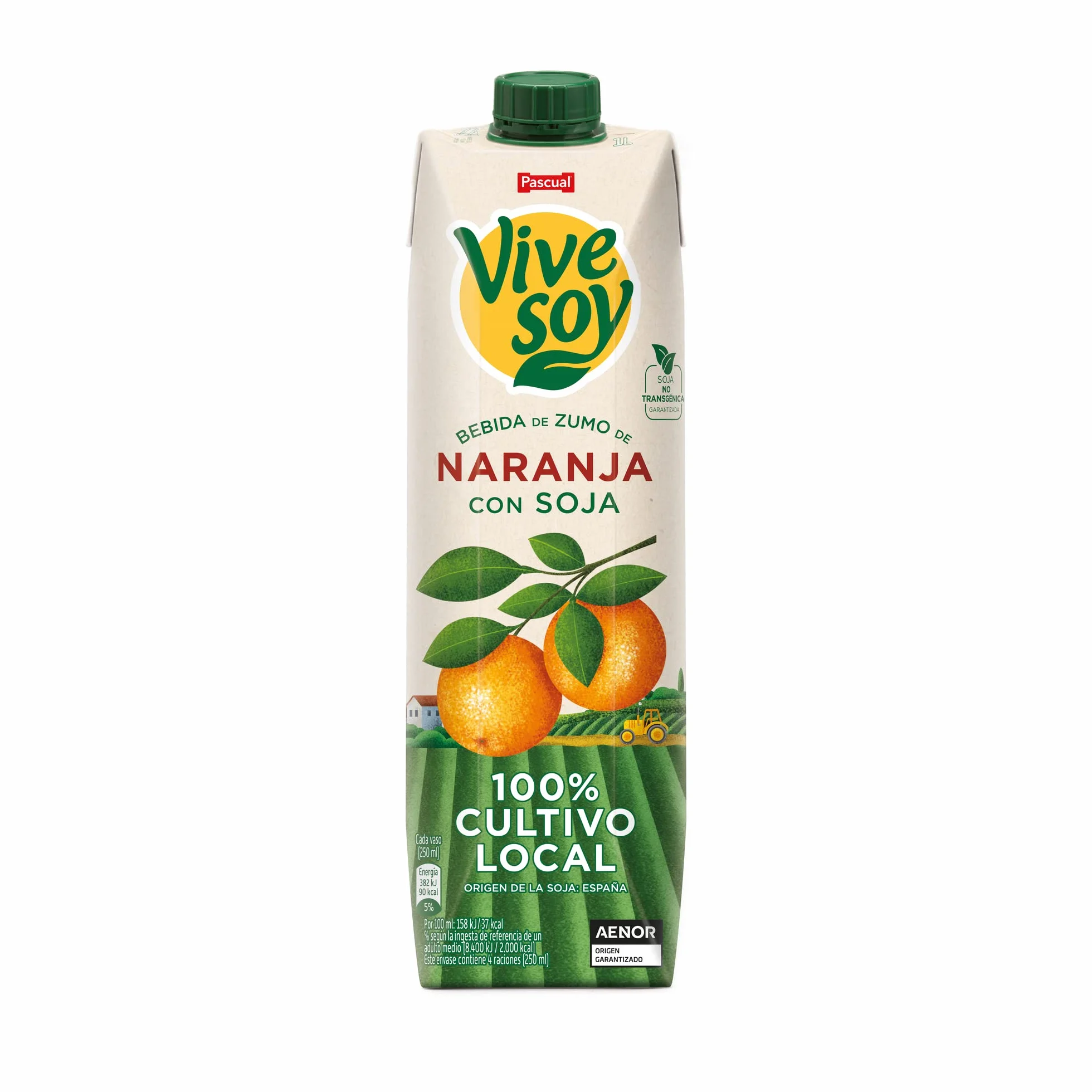 Vivesoy Naranja Y Soja Pack 8x1 L