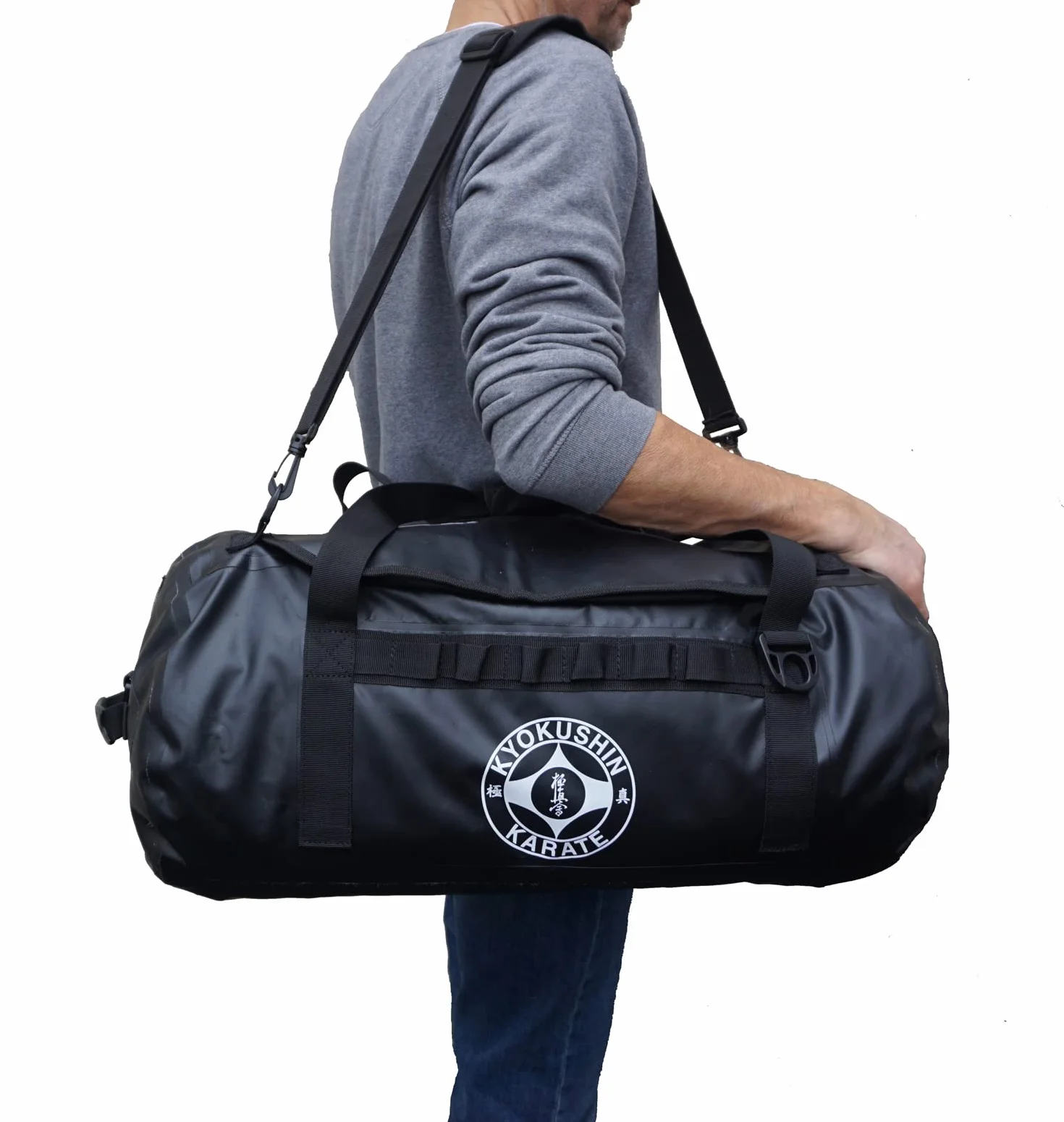 Kyokushin Kyokushinkai Bolsa de deporte 50 litros Negro 60 cm x 29 cm x 29 cm