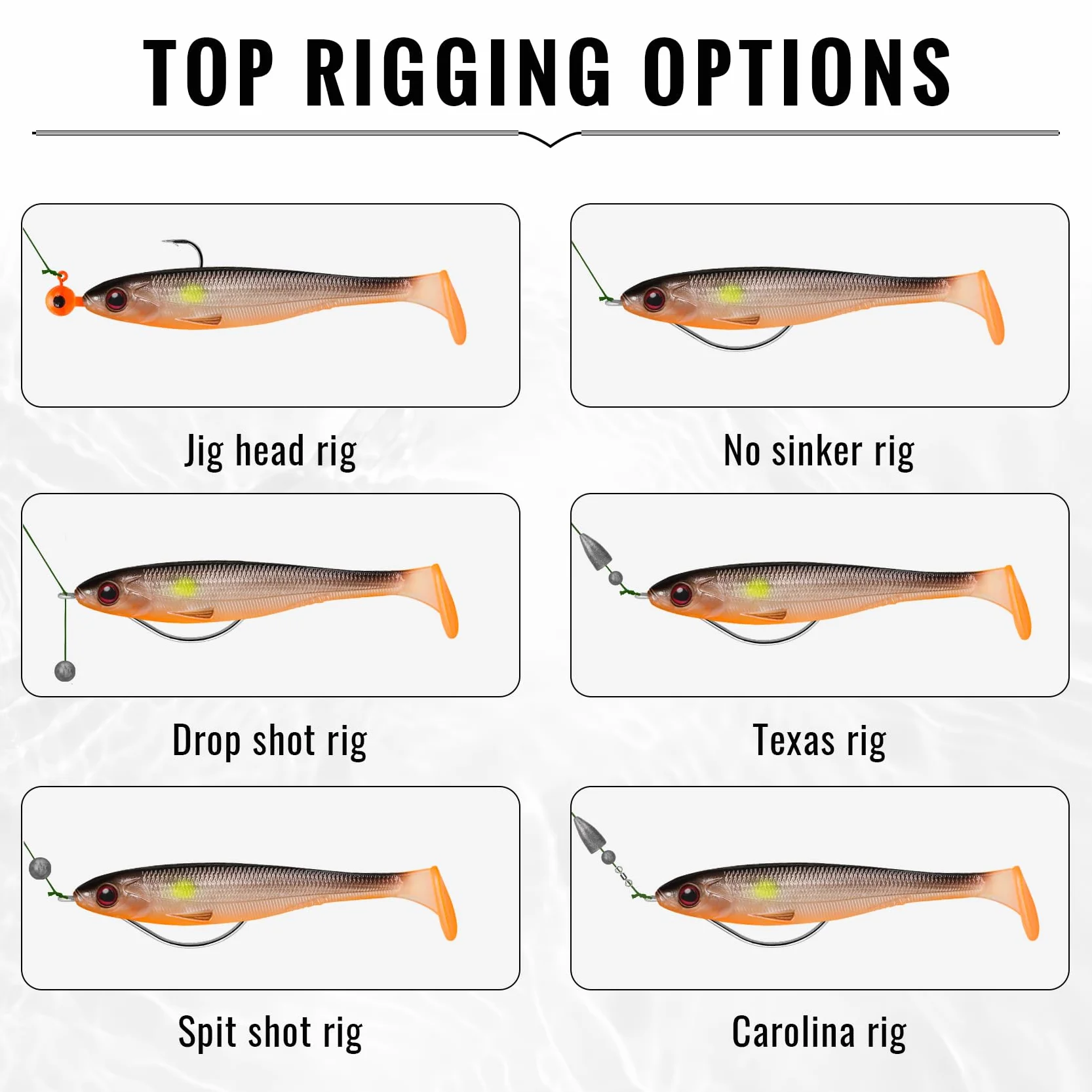 TRUSCEND Señuelos De Pesca para Trucha Bass, Paddle Tail Swimbaits, Plástico Blando Agua Dulce Salada