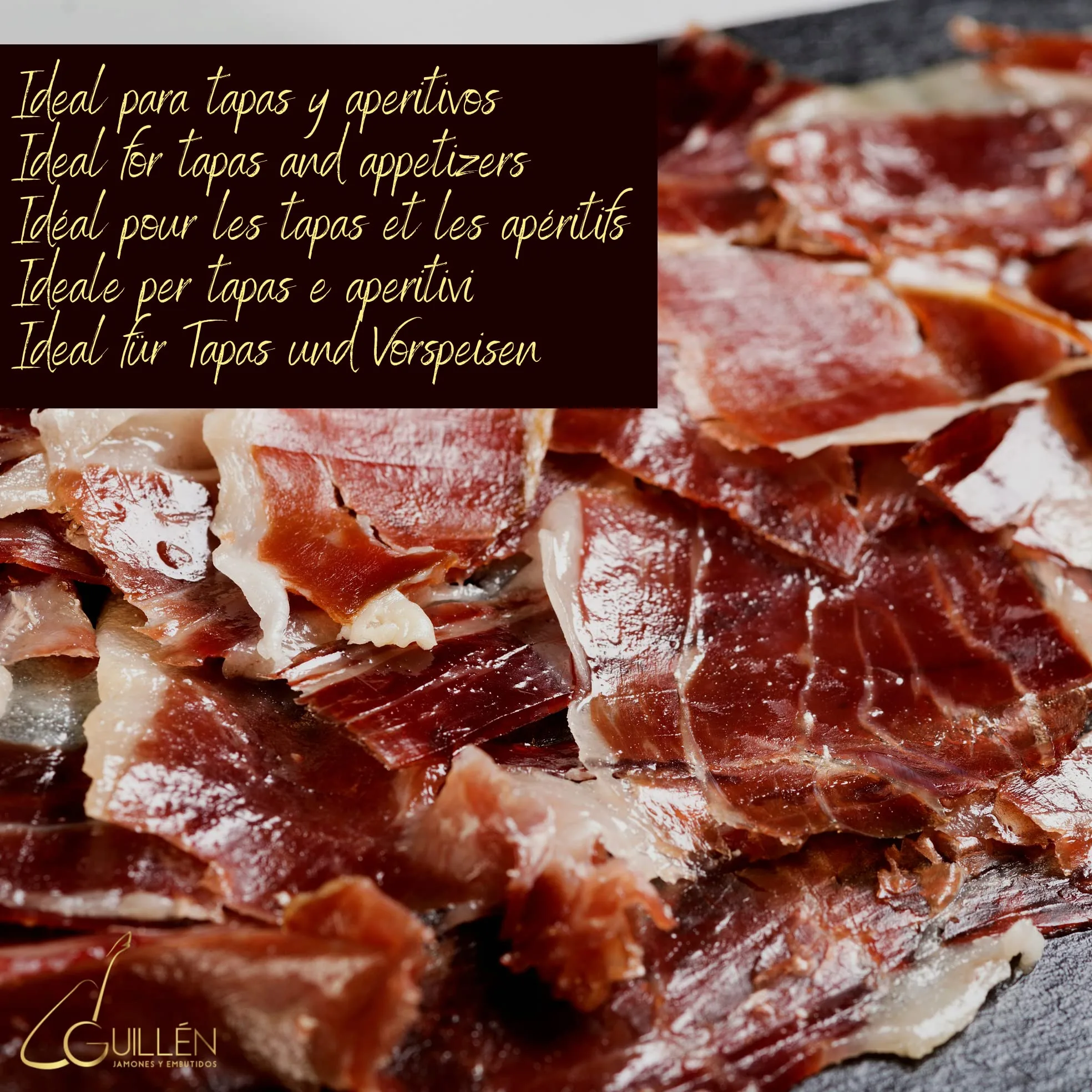 7.5 kg Jamon Iberico de Cebo 50% Raza Iberica aprox - Pieza Completa - Embutidos ibéricos de Guijuelo Salamanca de GUILLEN JAMONES Y EMBUTIDOS - Un auténtico placer