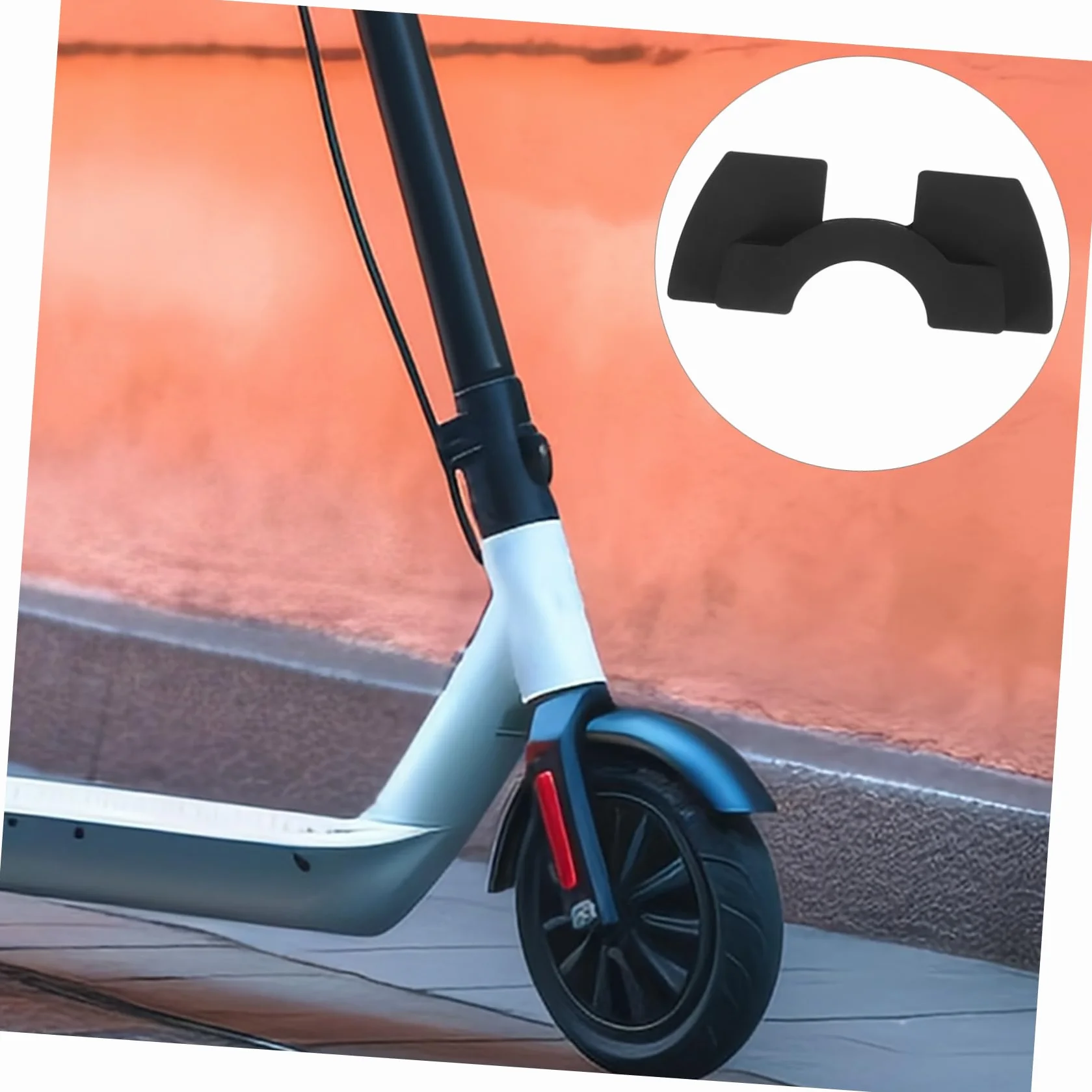 Toyvian Almohadilla Amortiguadora de Goma para Patinete Eléctrico Compatible Absorción de Impactos
