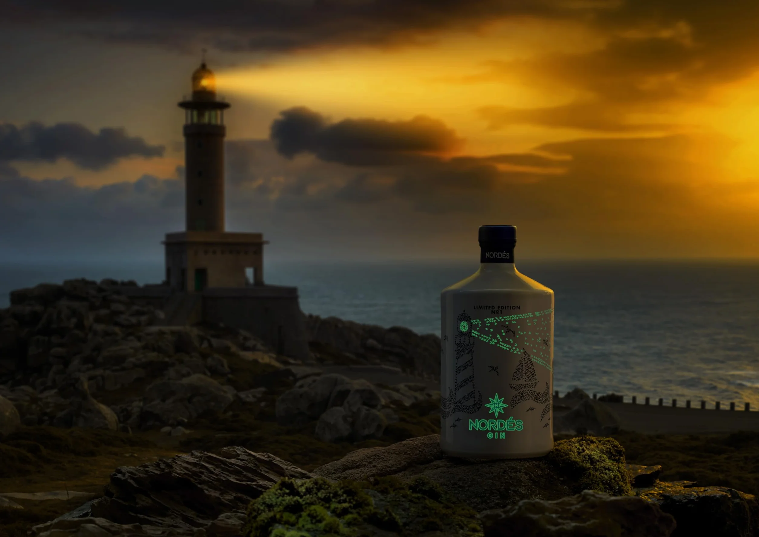 Nordés Edición Faro Ginebra, 70 cl