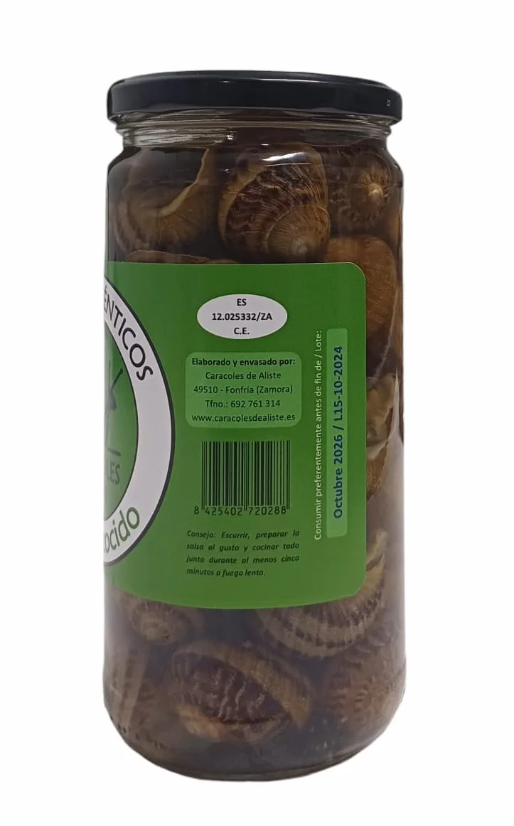 PACK 3 BOTES CARACOLES COCIDOS EN CONSERVA