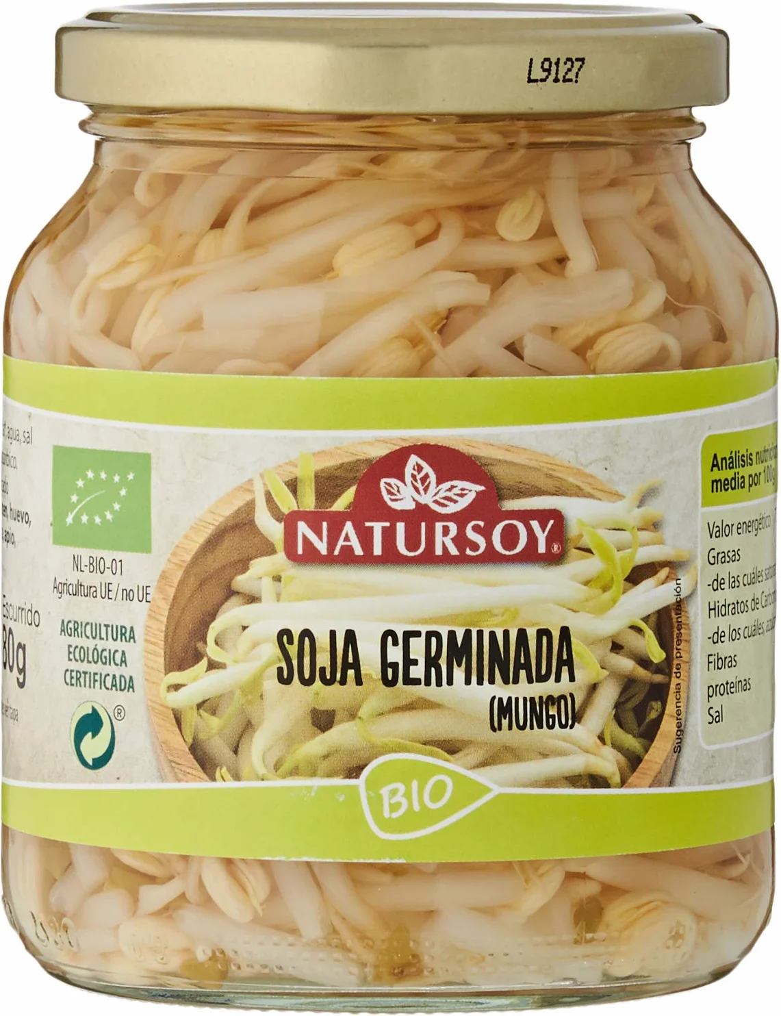 Brotes de Soja Germinados 330 gr