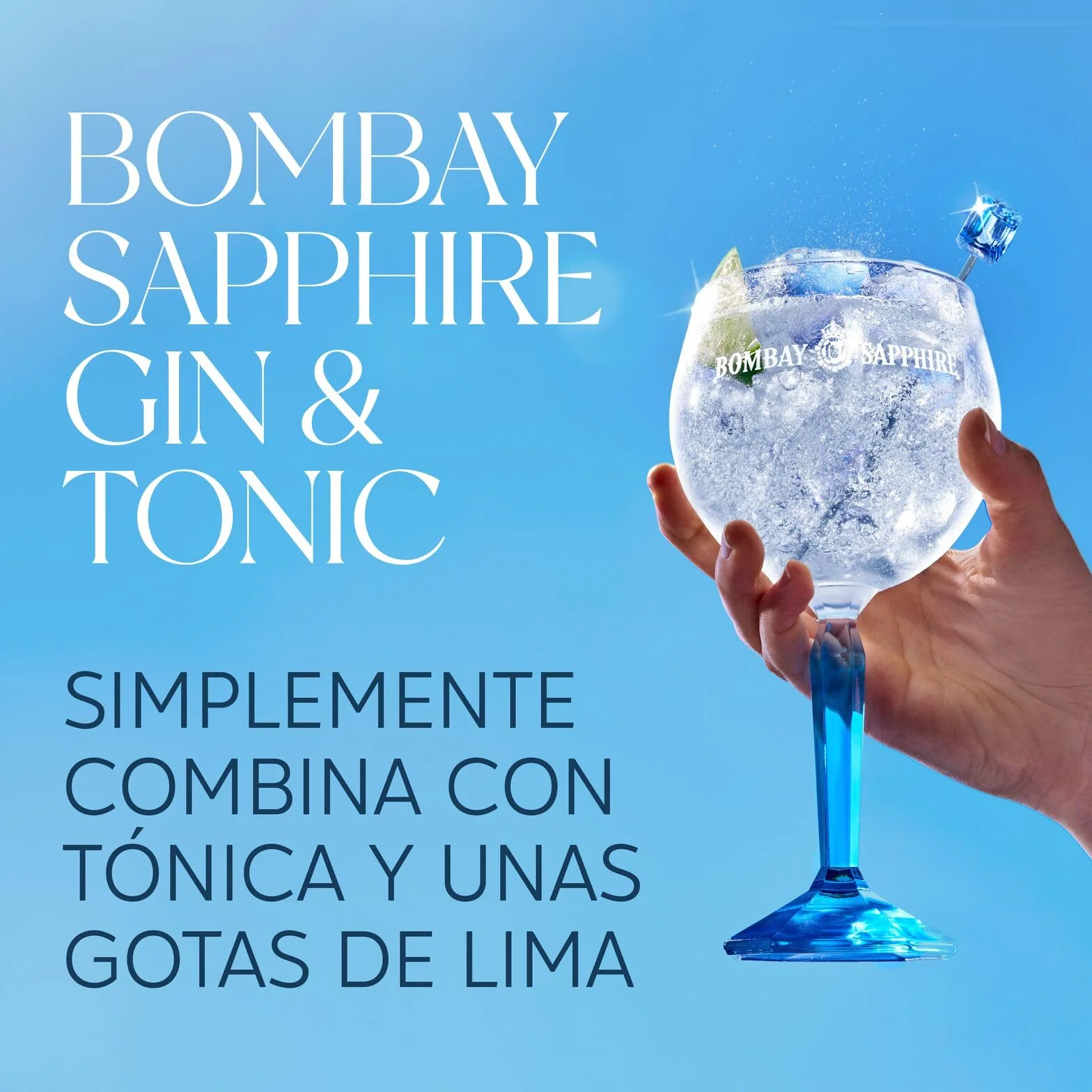 Bombay Sapphire London Dry Gin, 40% Vol., 100 cl / 1 L, bebida espirituosa 100% infusionada al vapor con 10 botánicos seleccionados a mano