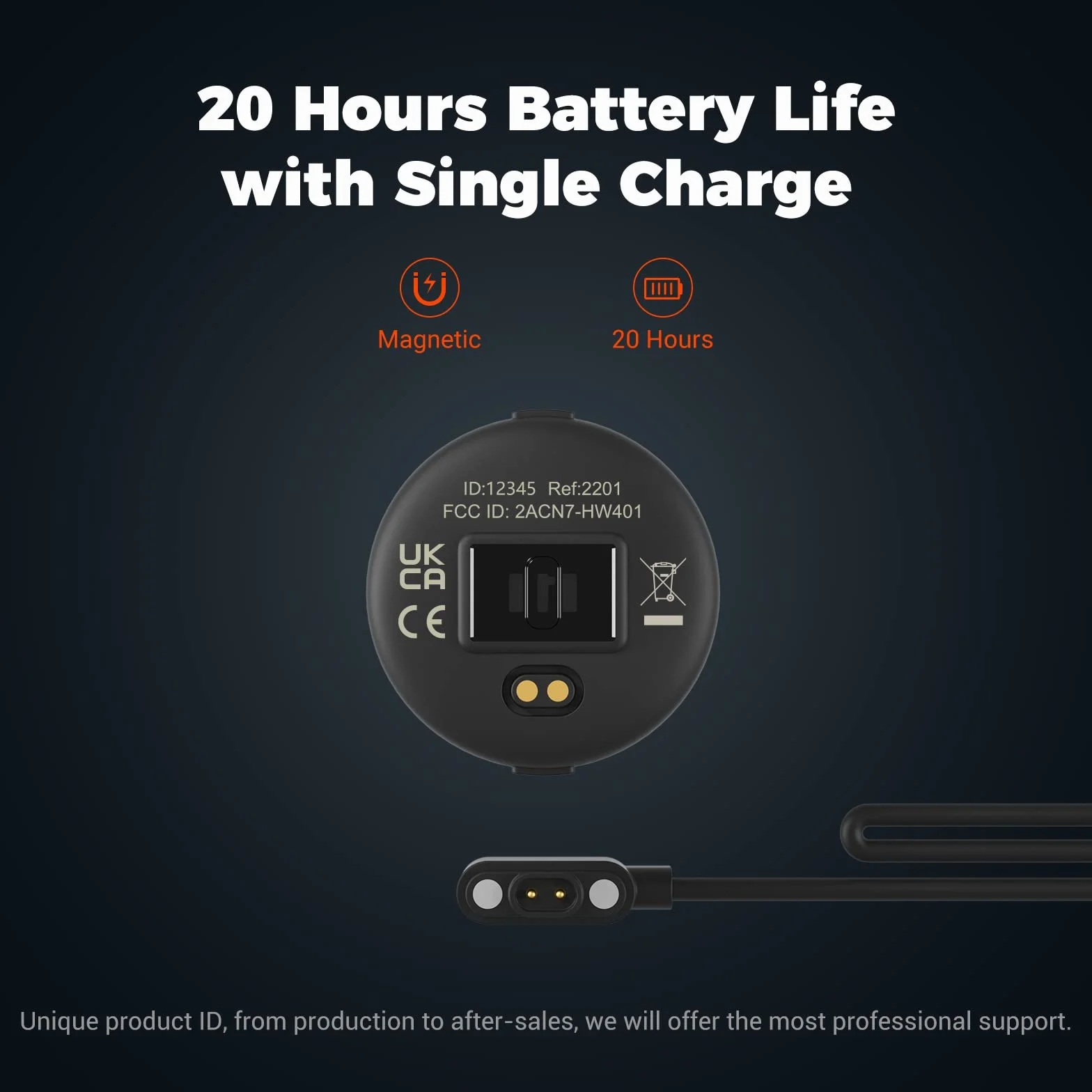 Moofit HW401 Heart Rate Monitor Bracelet Bluetooth Ant+ IP67 Impermeable Rechargeable