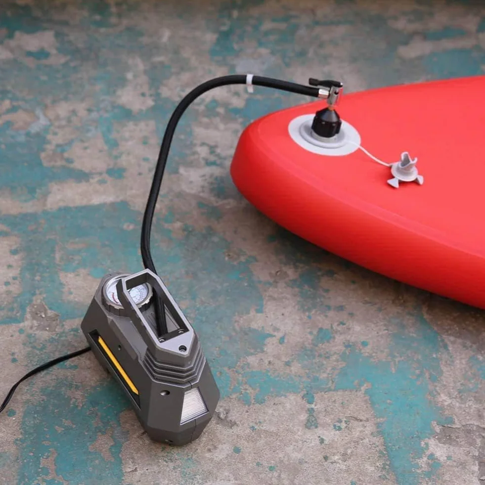 anso Adaptador de paleta de surf, bomba de kayak, compresor inflable, accesorios de válvula de conmutación para barco