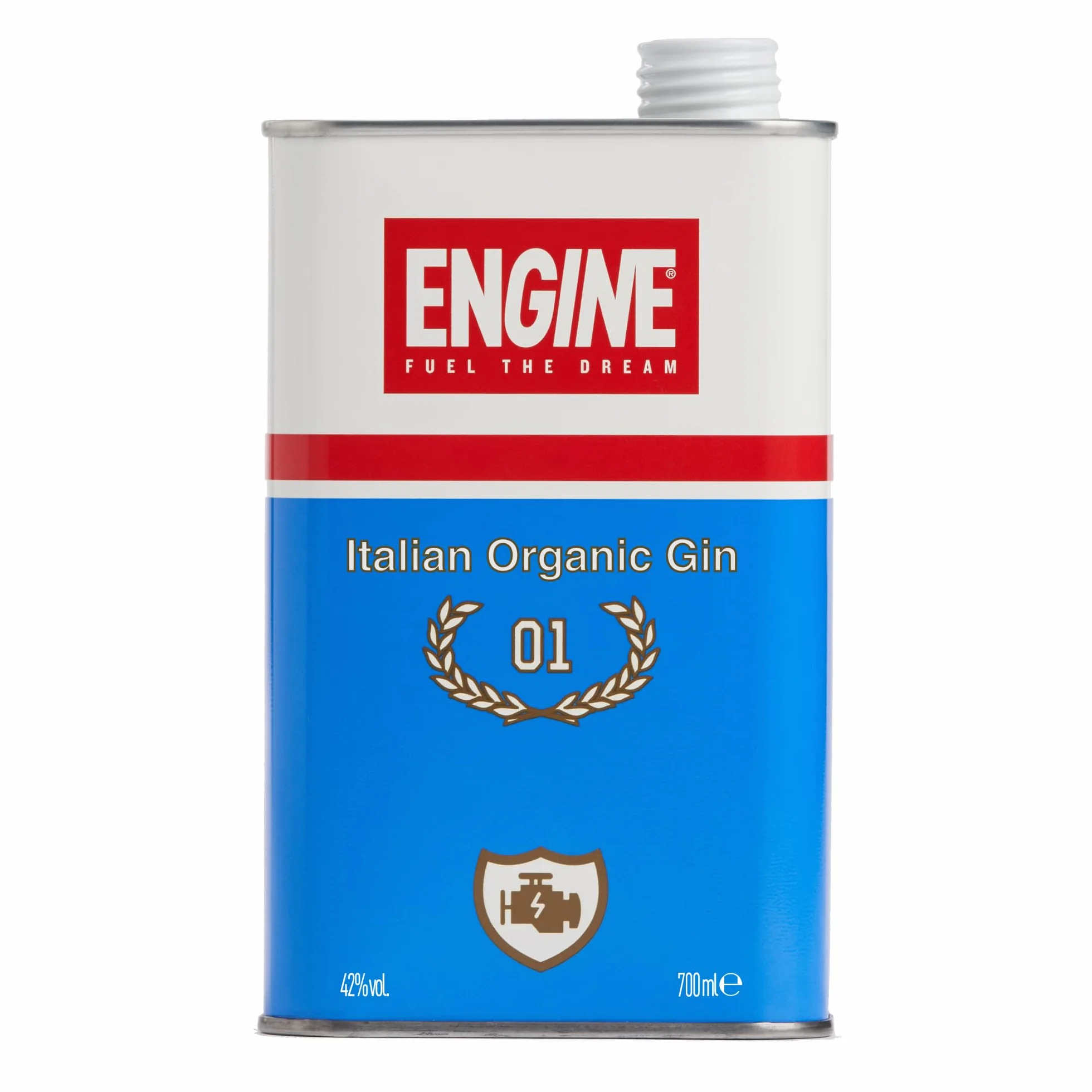 Engine Italian Organic Gin | 100% Ecológica | 700 ml | 42% Vol.