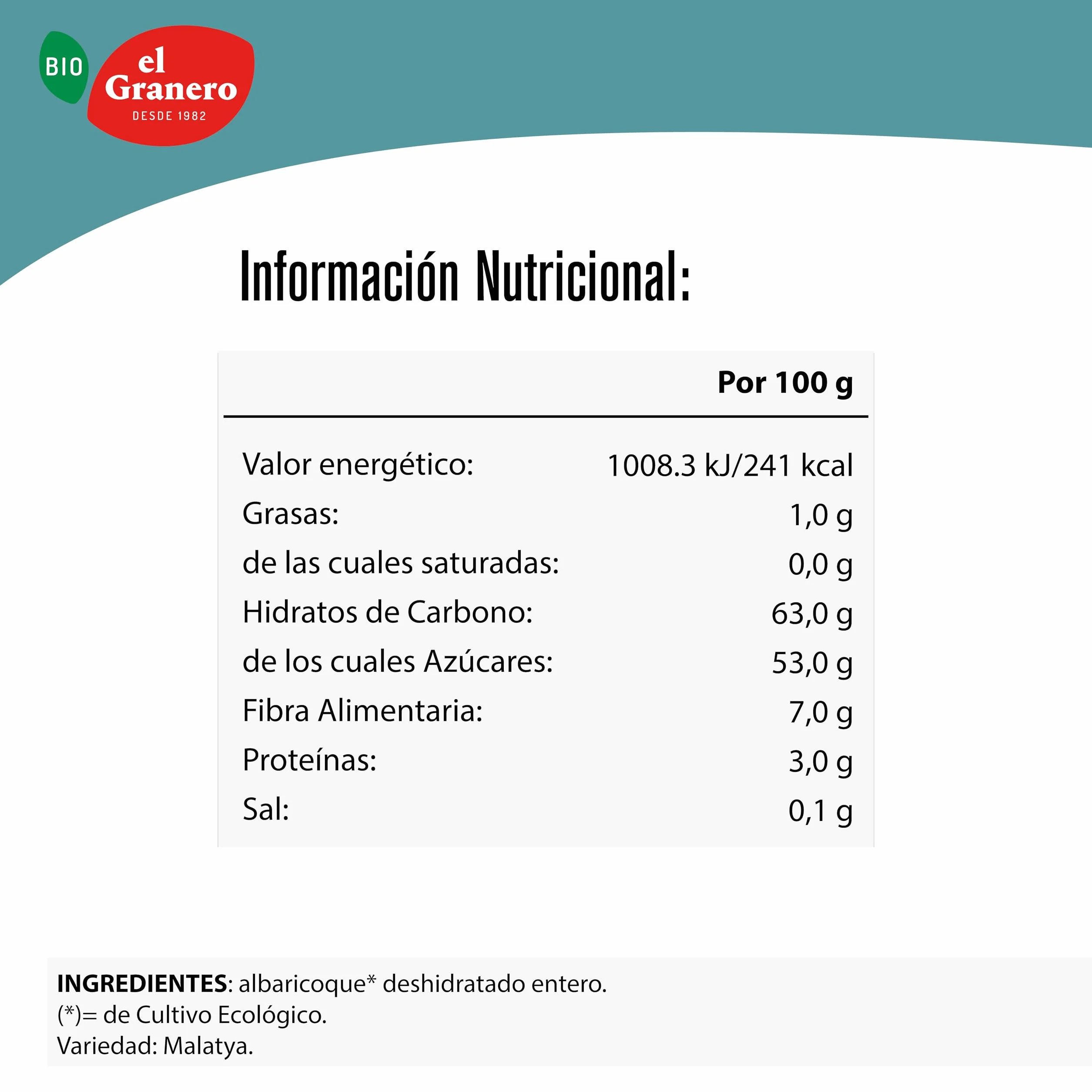 El Granero Integral - Orejones BIO - 250 g - Alto Contenido en Nutrientes - Fuente Rica de Calcio - Mejoran la Salud Ósea y Cardiovascular - Aptos para Veganos