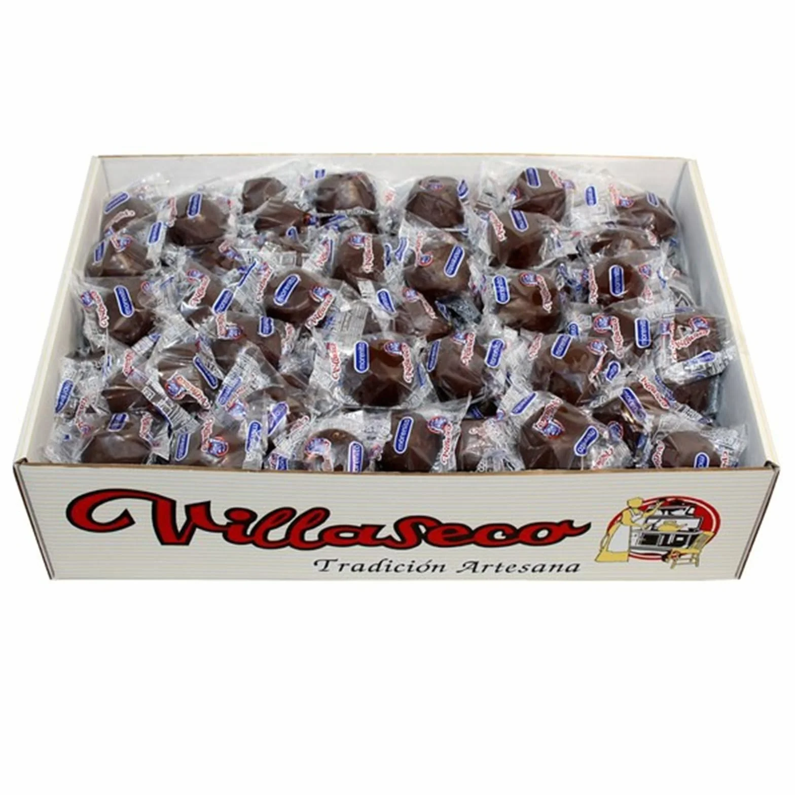Deliex - Morenitos Villaseco de Nava del Rey - Mantecados con cacao - Caja de 3 kg
