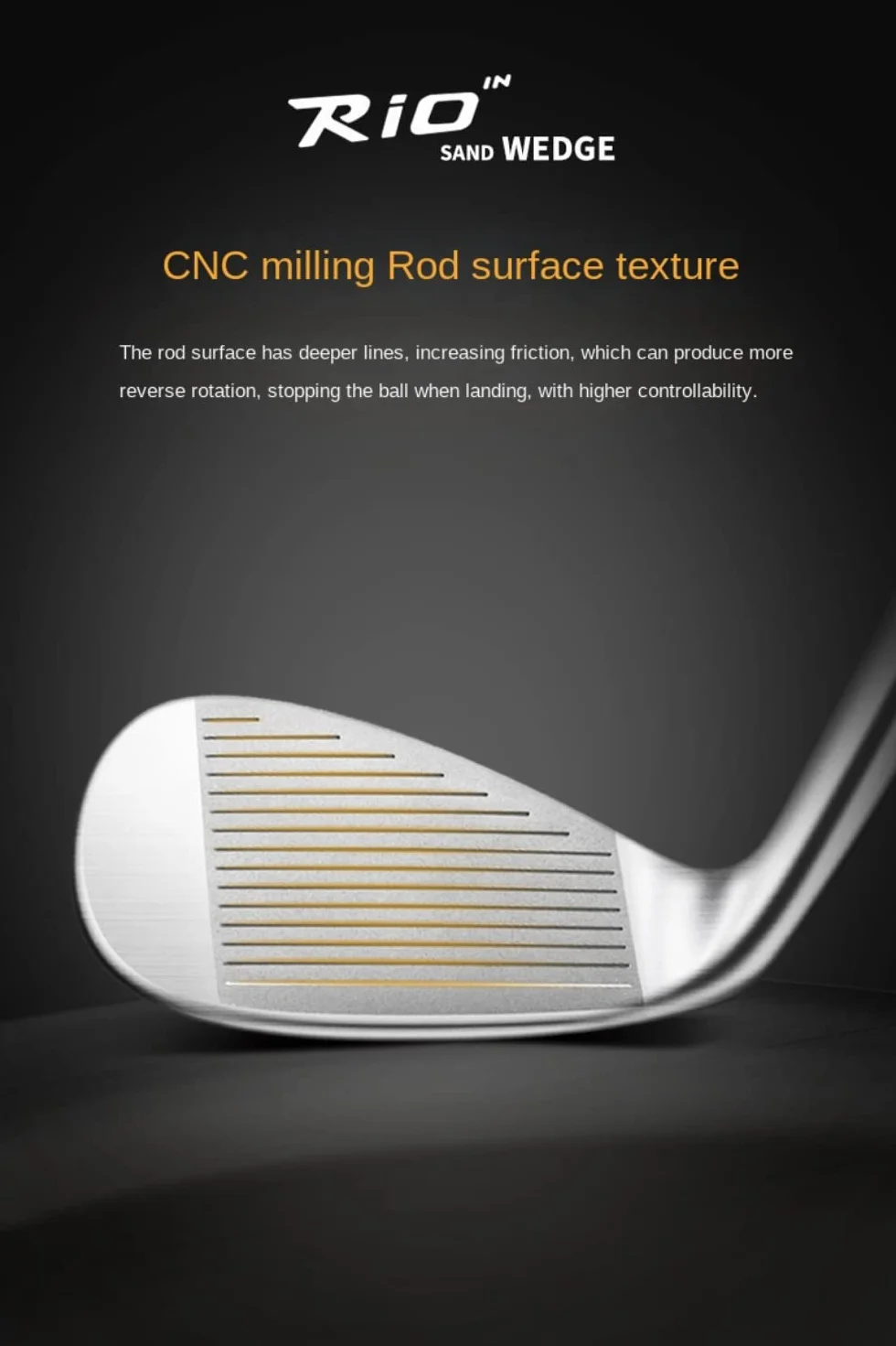 Wedges de Golf 52/56/60 Grados Wide Bottom Sand Wedge para Mujeres y Hombres