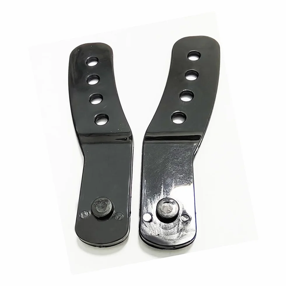 Correas de encuadernación de snowboard negras 106 mm par