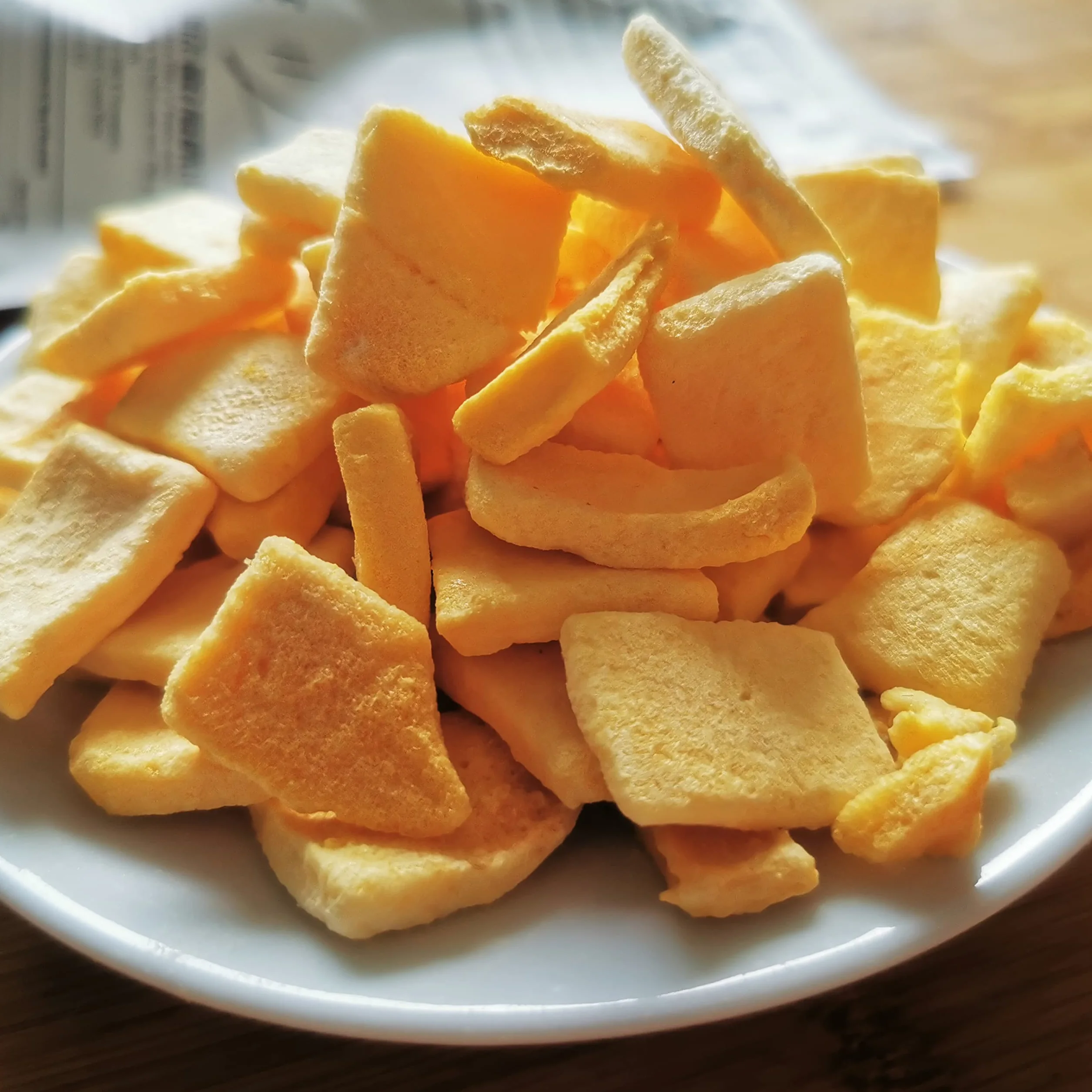 Mango Deshidratado | Liofilizado Mango Fruta Raw Natural Freeze Dried Fruit | Fruta Deshidratada Sin Azucar | Gefriergetrocknete Mango Fruta Liofilizada | Pure Dried Mango Snack ZingyZoo (100g)