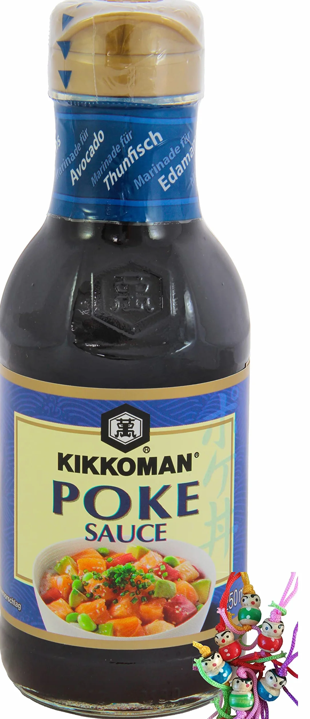 Salsa para Poke Bowl 250ml. Salsa para Poke y ensaladas + un pequeño amuleto de la suerte.