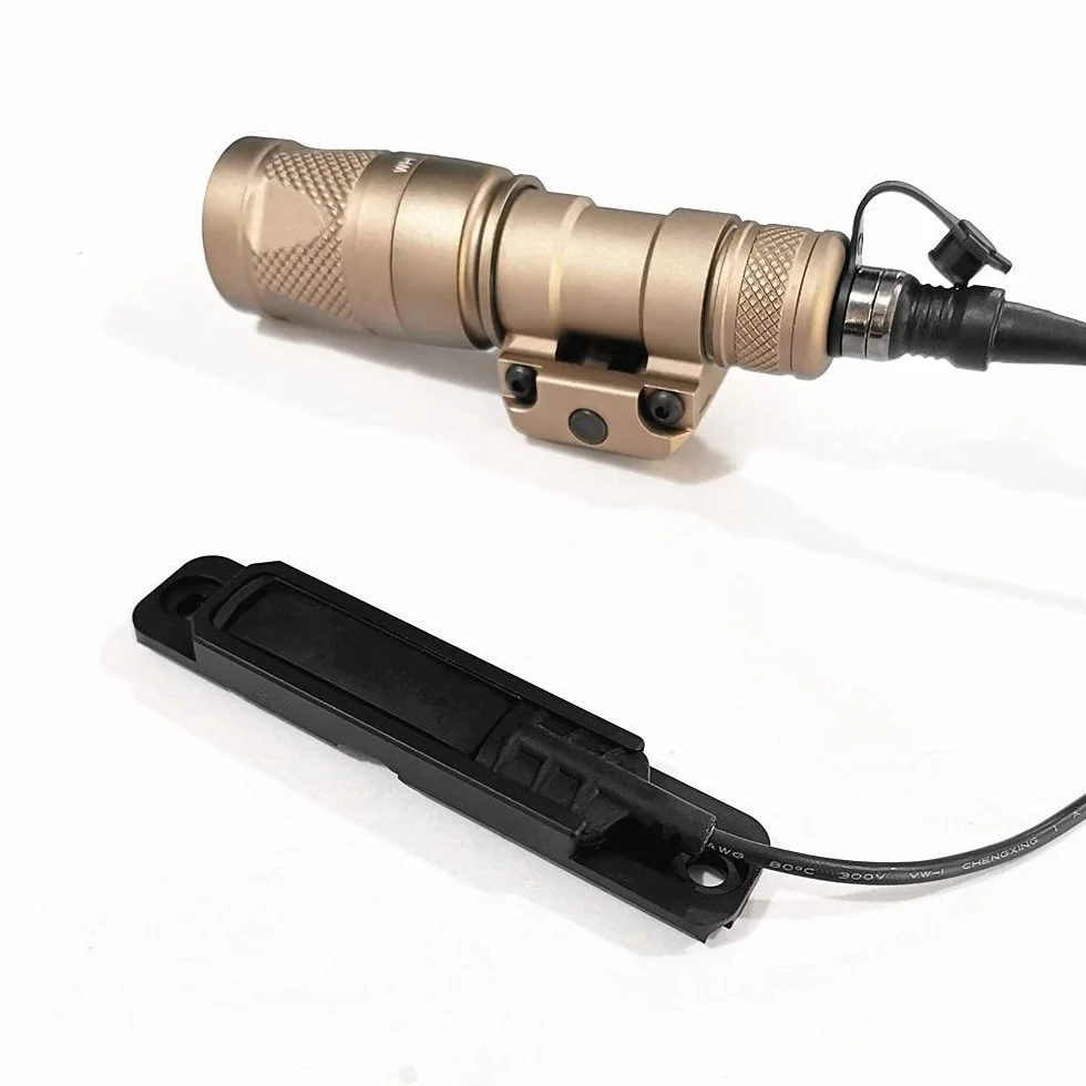 HWZ Sistema de control de luz táctil para Mlok Keymod CNC panel bolsillo M300 M600 linterna interruptor ranura