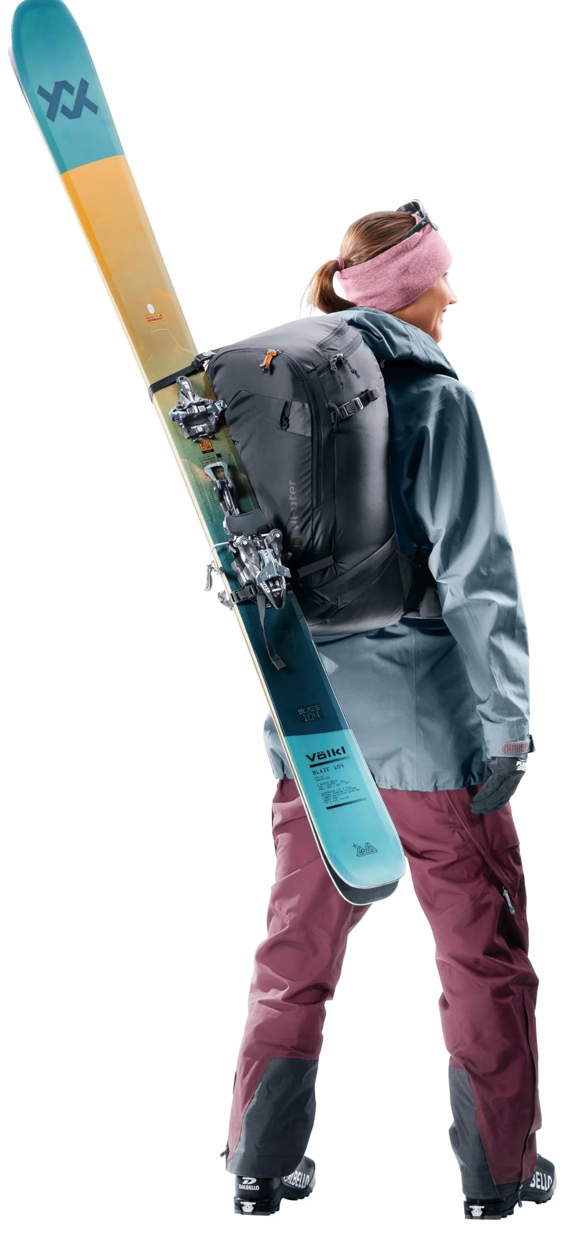 Deuter Freerider Pro 32+10 Mochila de esquí ligera con ampliación de volumen