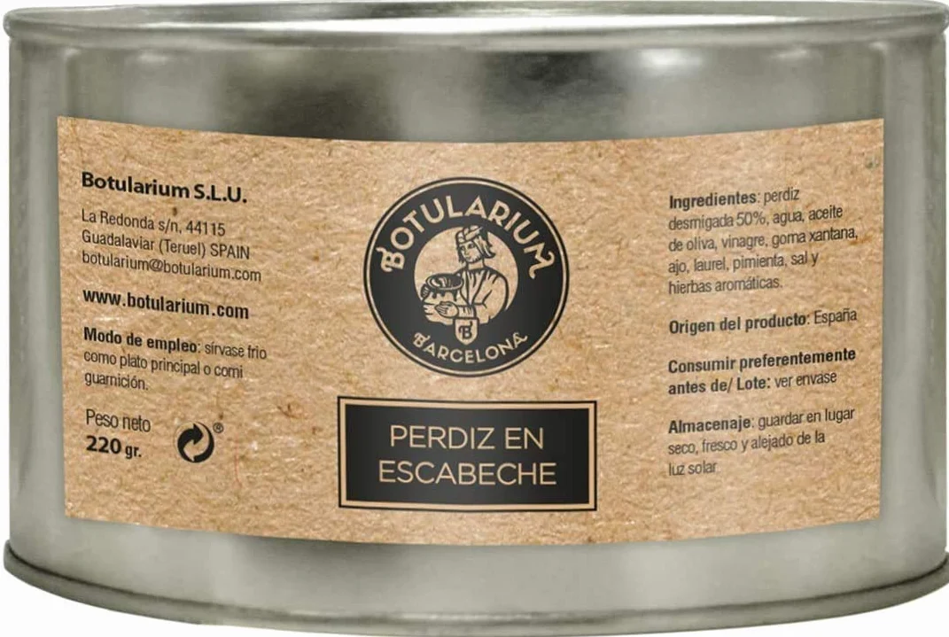 Perdiz en escabeche Botularium 1 unidad