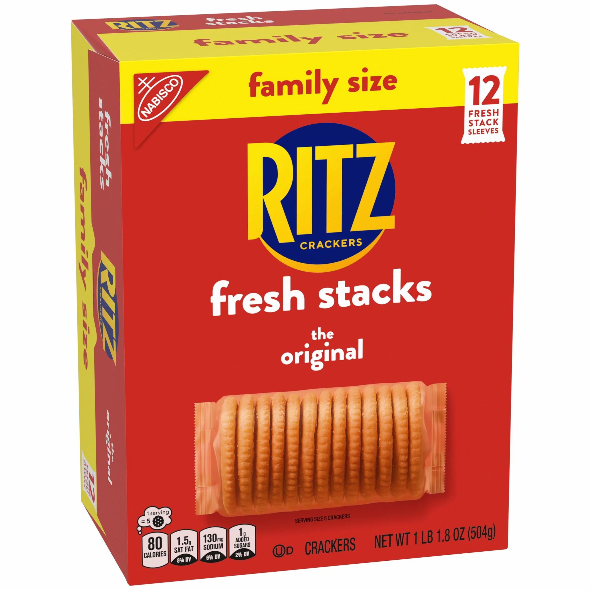 Fresh Stacks Original Crackers, Family Size, 17.8 oz