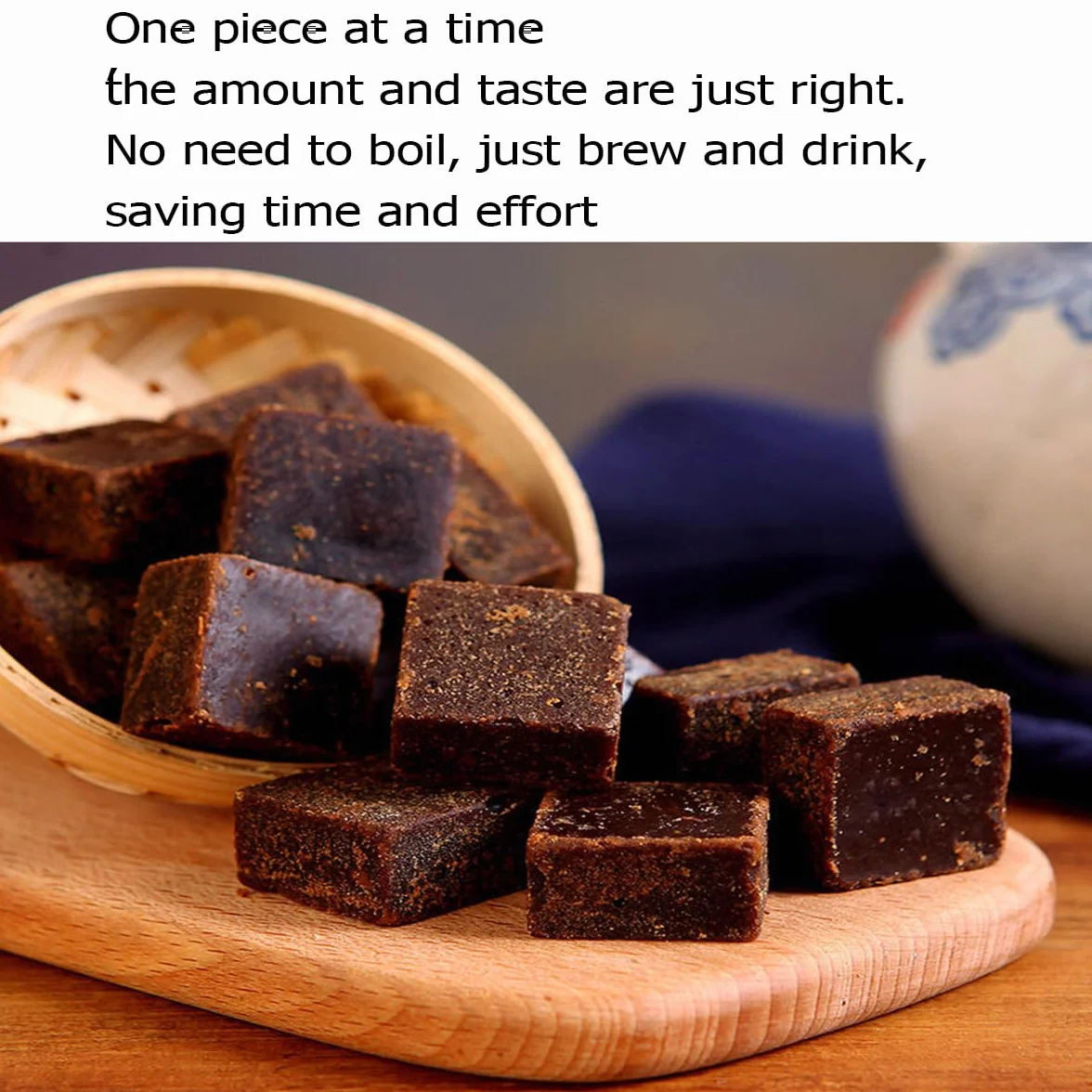 Terrones De Azúcar Morena 250g Hecho A Mano Antiguo Negro Viejo Bloque De Azúcar Para Té Y Café Comida Deliciosa