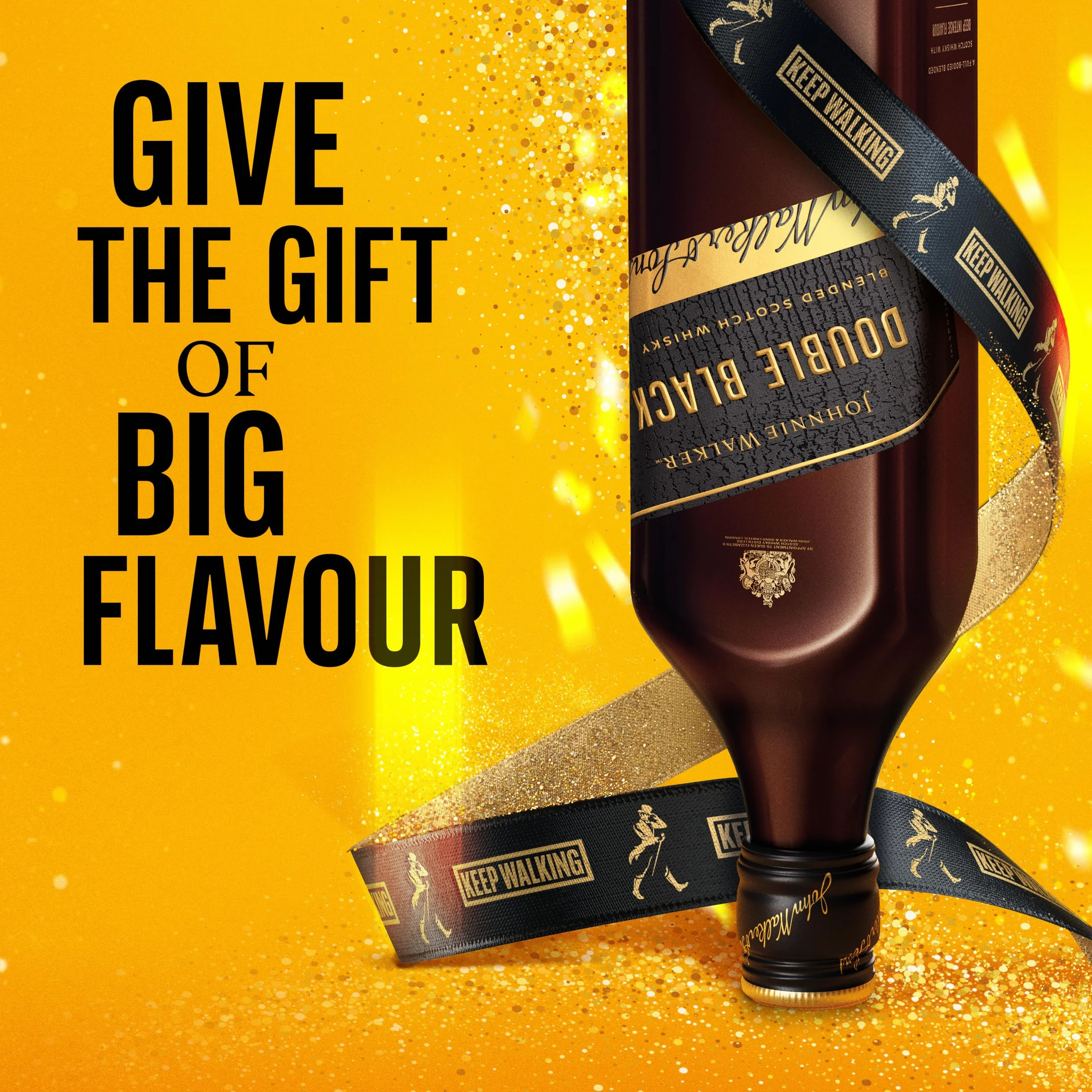 Johnnie Walker Double Black Label Blended Scotch Whisky 700 ml