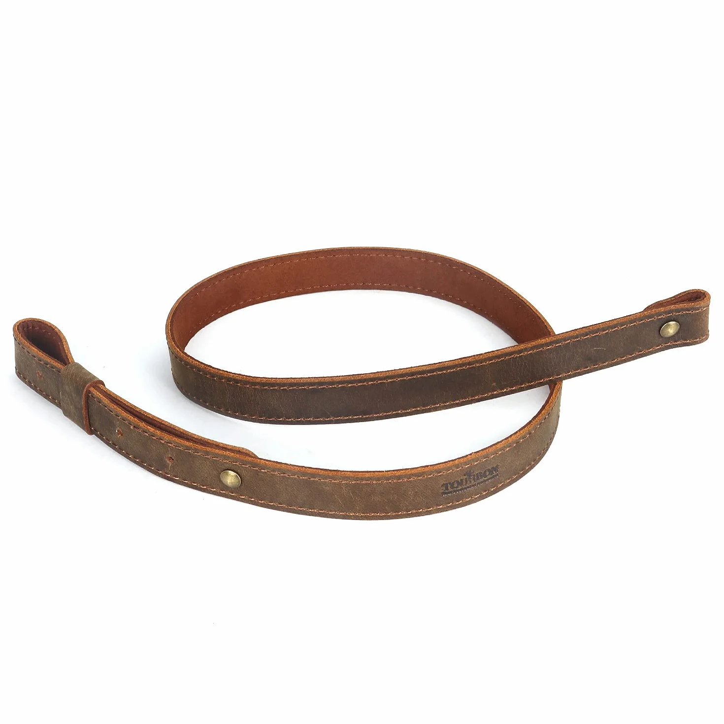 TOURBON Correa para Escopeta Estilo Europeo de Cuero Genuino 3 mm