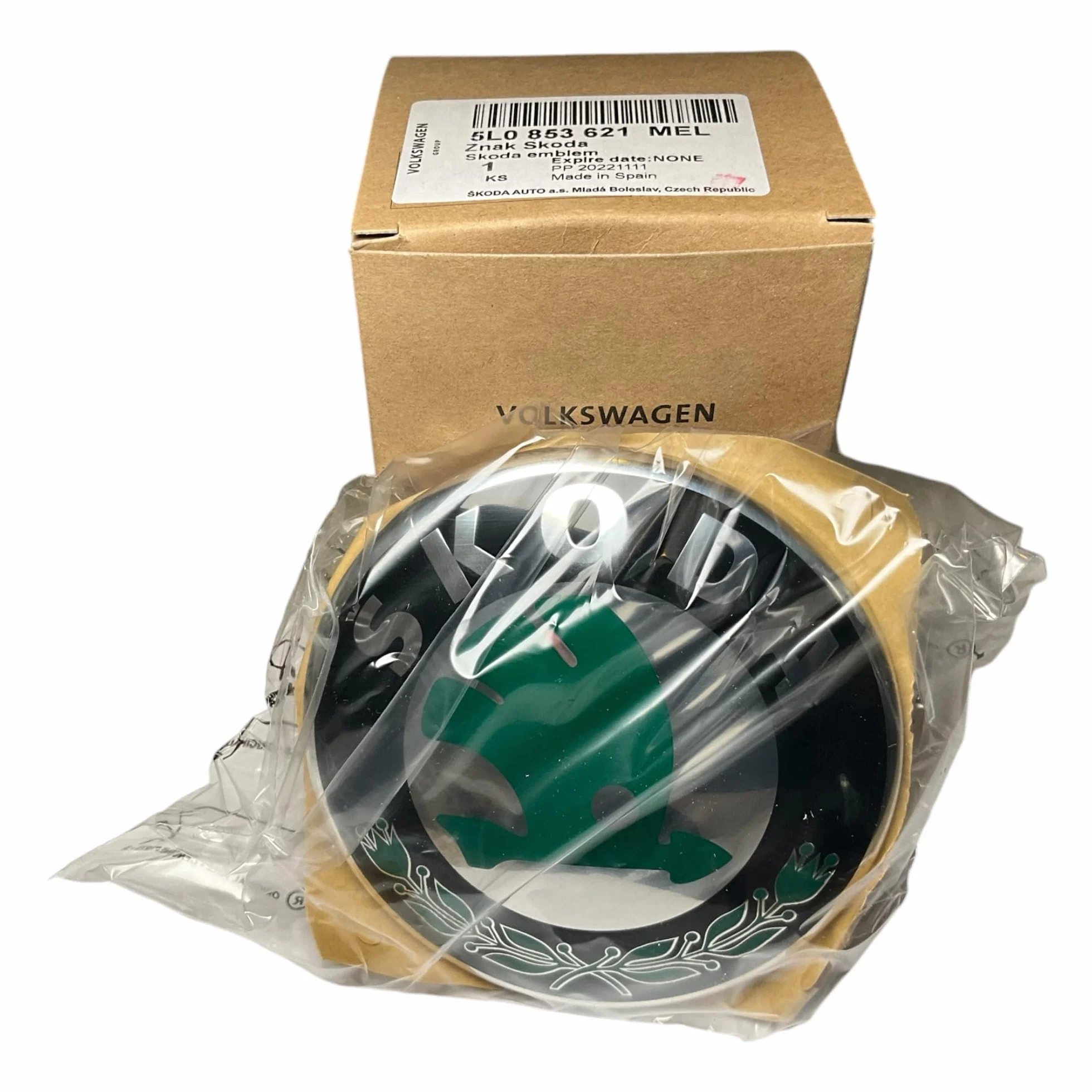 Logo Skoda Yeti 5L Emblema Original Maletero 5L0853621