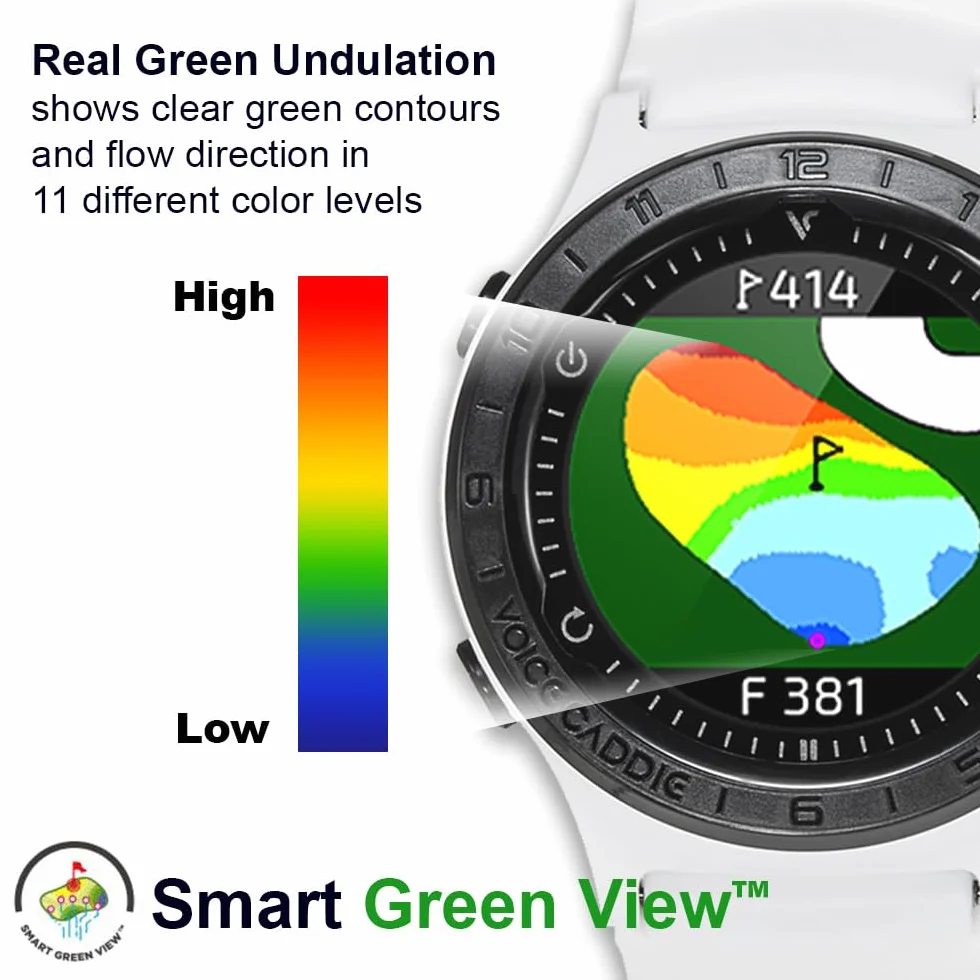 Voice Caddie A2 Golf GPS Reloj Blanco Talla única