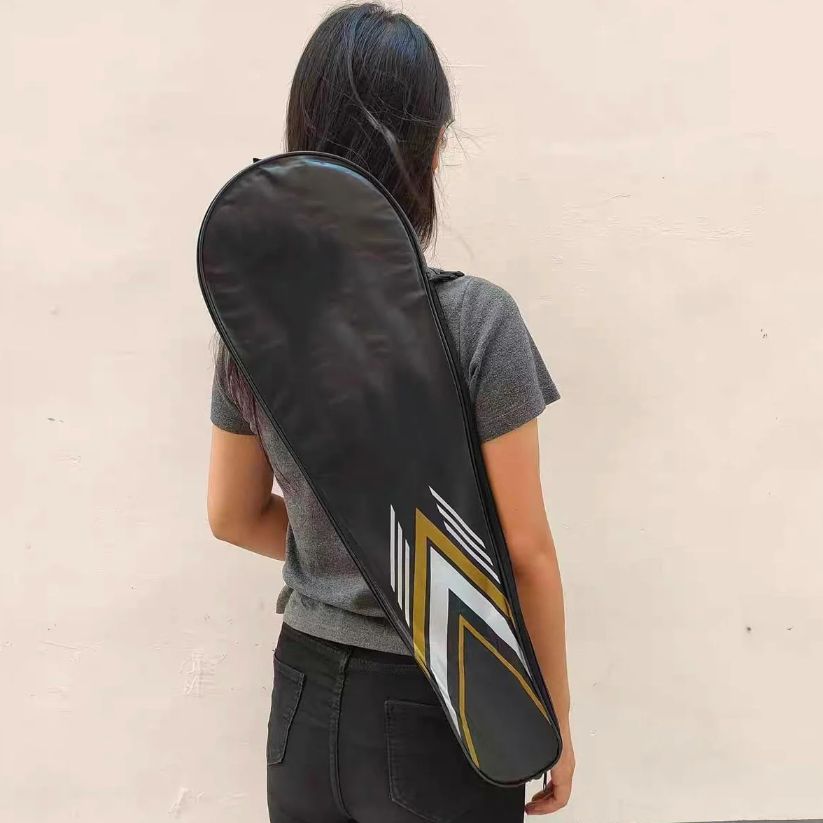 Impermeable Bolsa de Bádminton Portátil Mochila Bandolera para 2 Raquetas