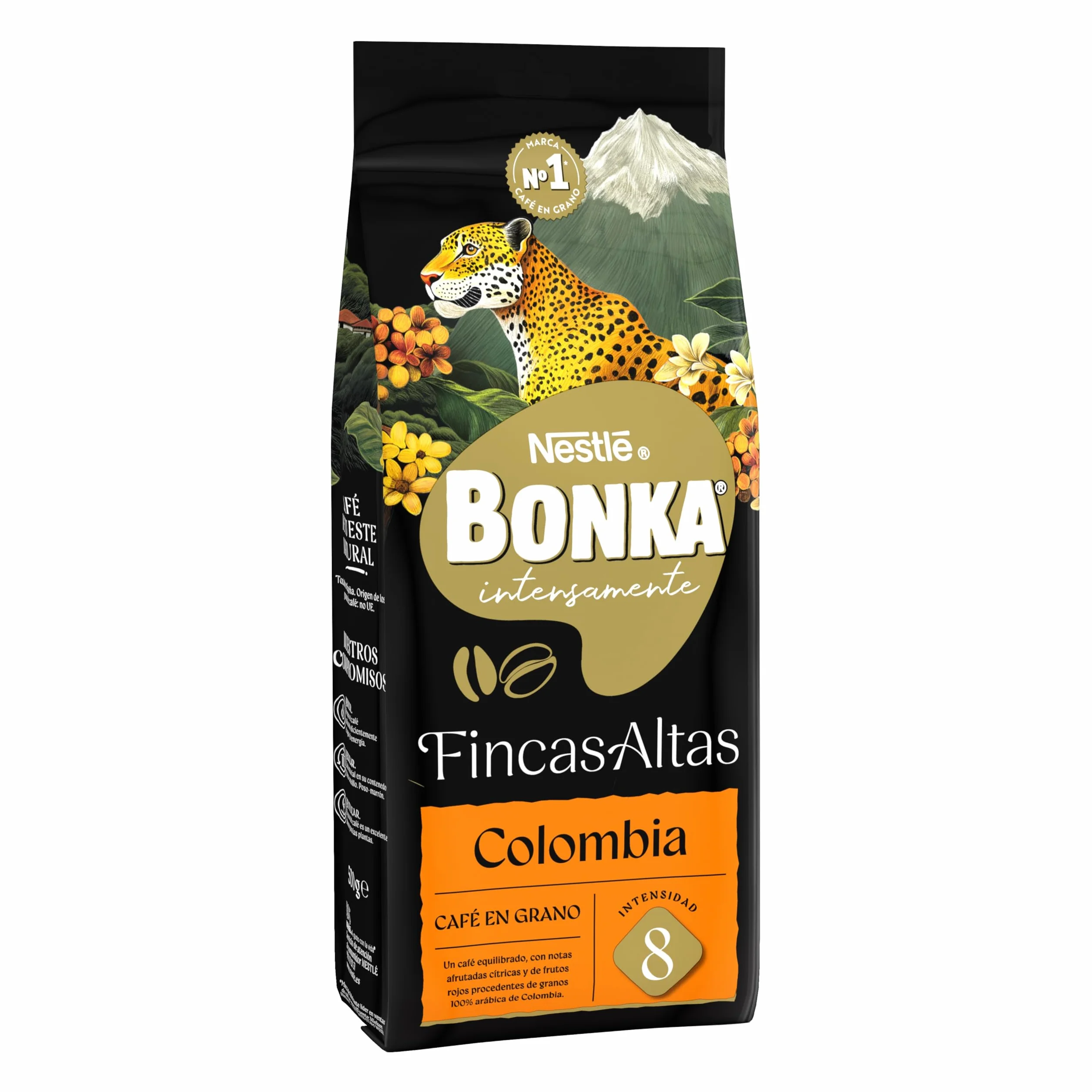 Bonka Café Grano Colombia 500g, intensidad 8