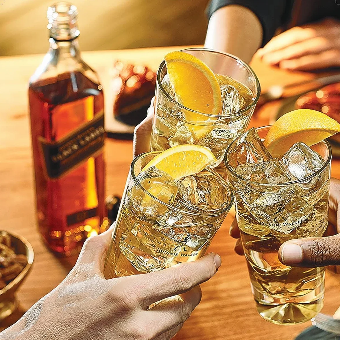 Johnnie Walker Black label, Whisky escocés blended 12 años, 1 l