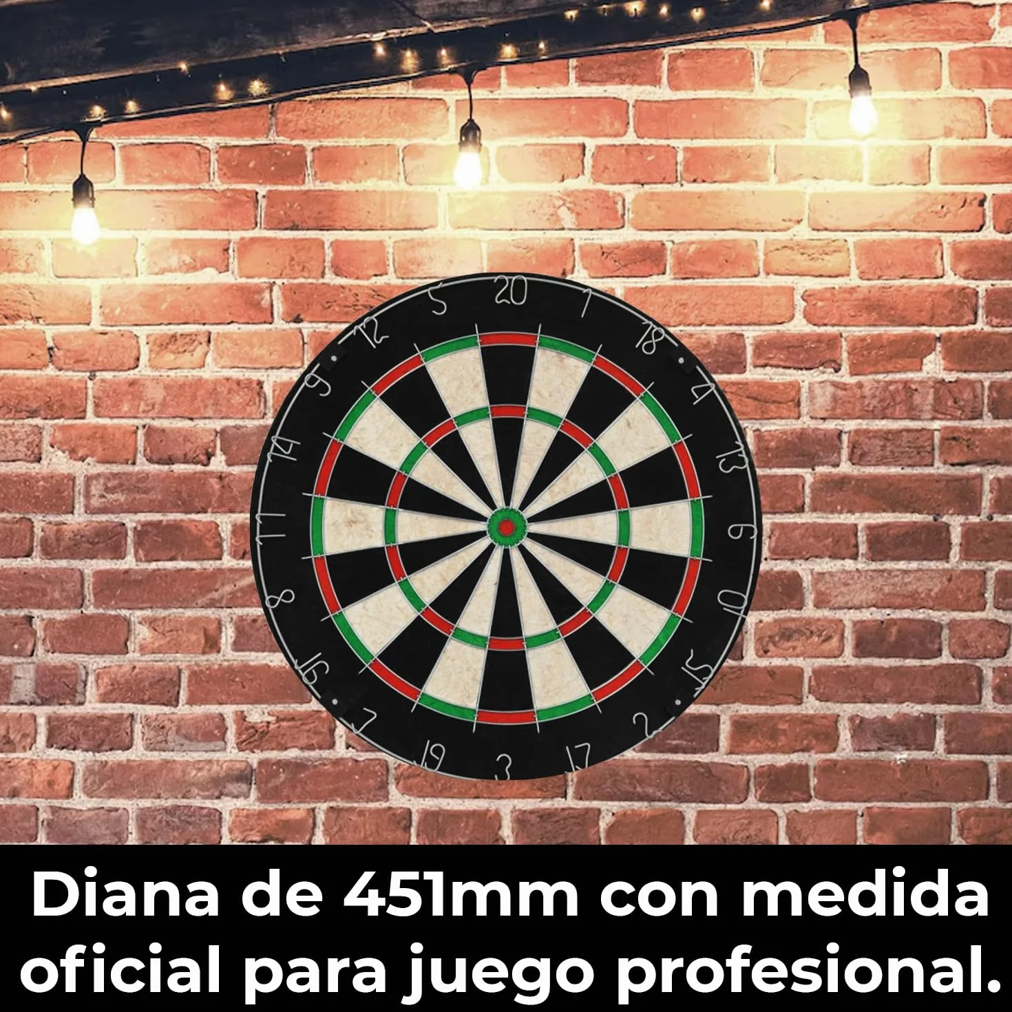 Diana de Dardos Sisal Profesional CANNON 6 Dardos Plástico Punta Metal Juegos Entretenimiento Adultos