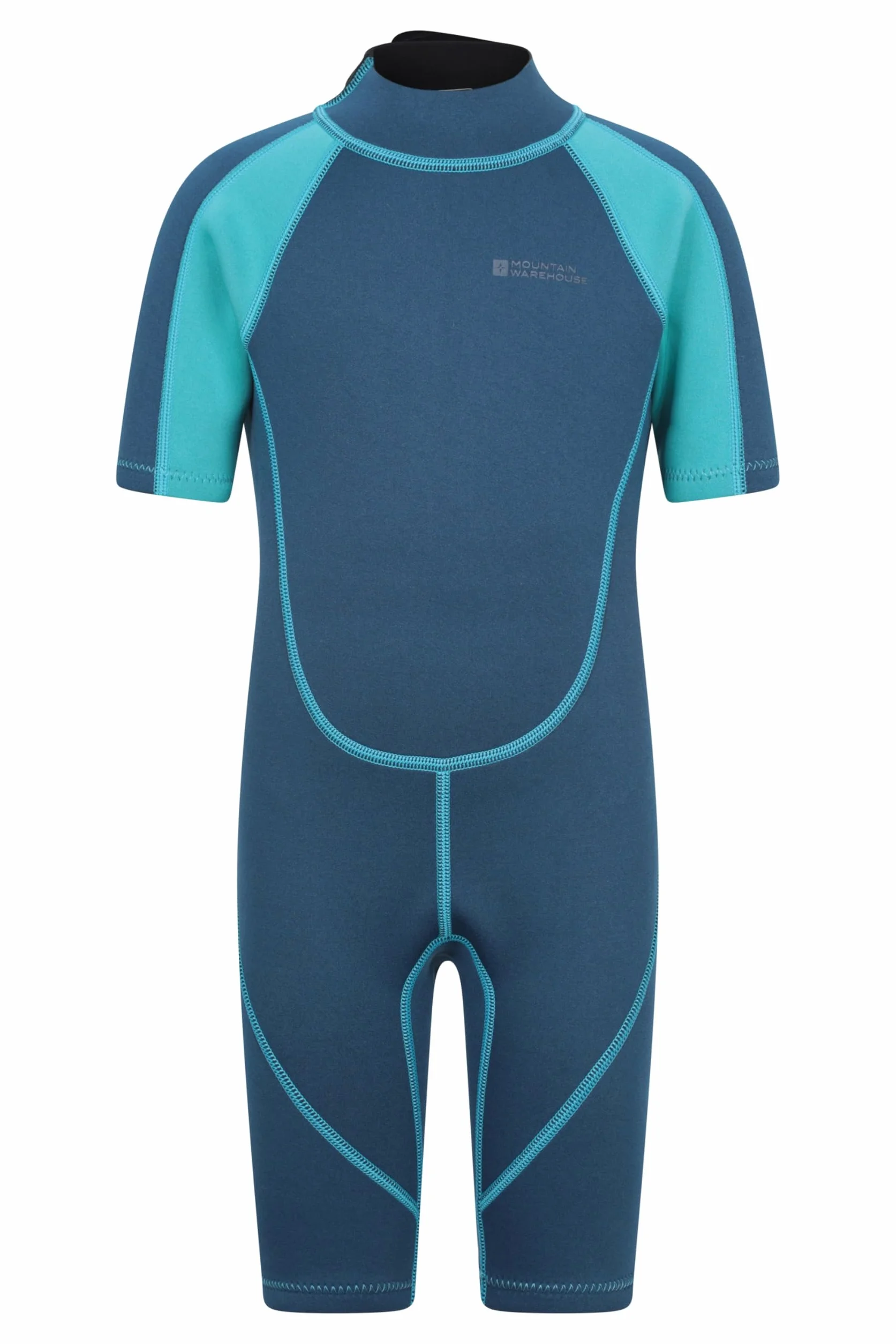 Mountain Warehouse Traje de Buceo Corto para niños 2.5mm Costuras Planas Cremallera fácil