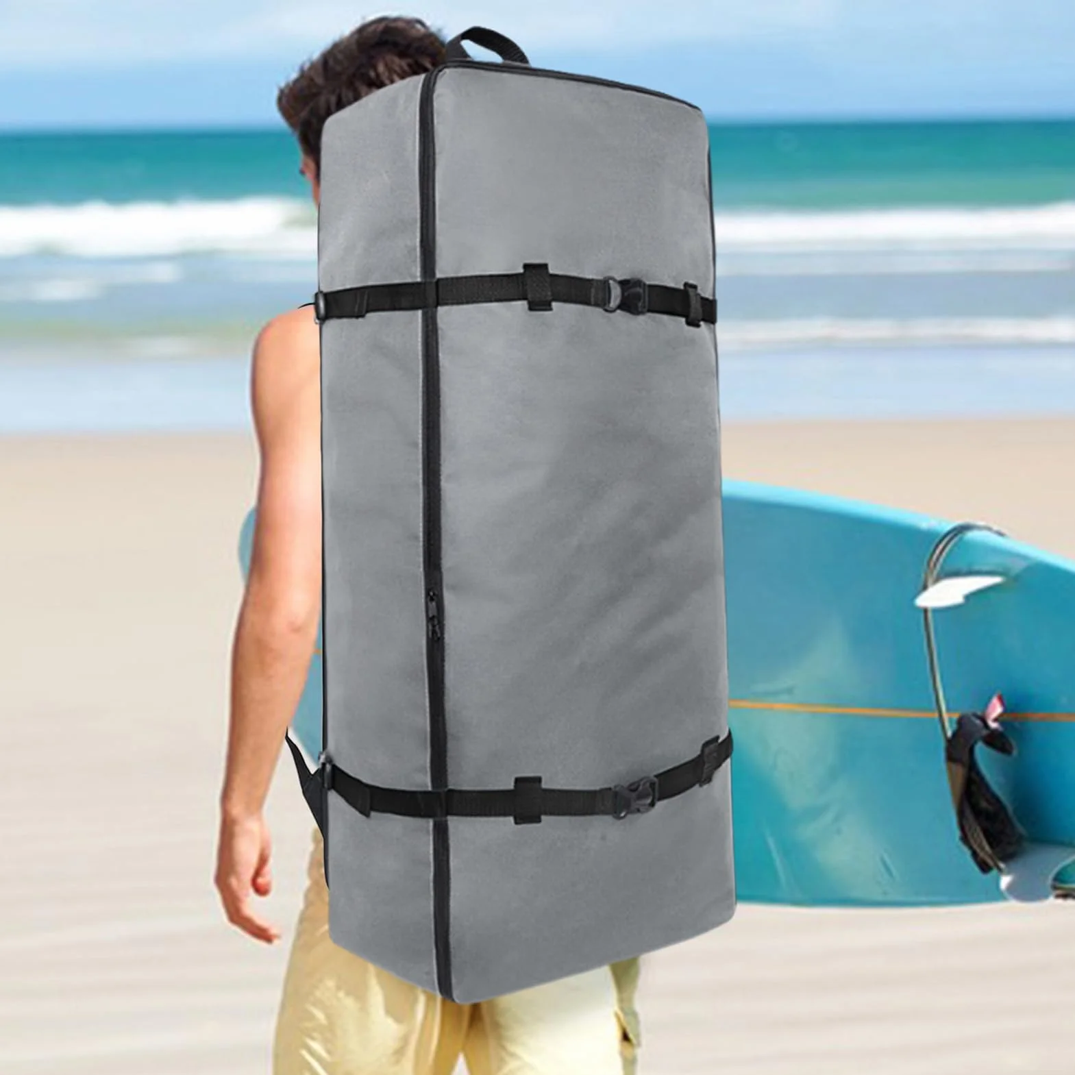 Bolsa Oxford 600D para tabla de remo, mochila impermeable con asa y correa ajustable