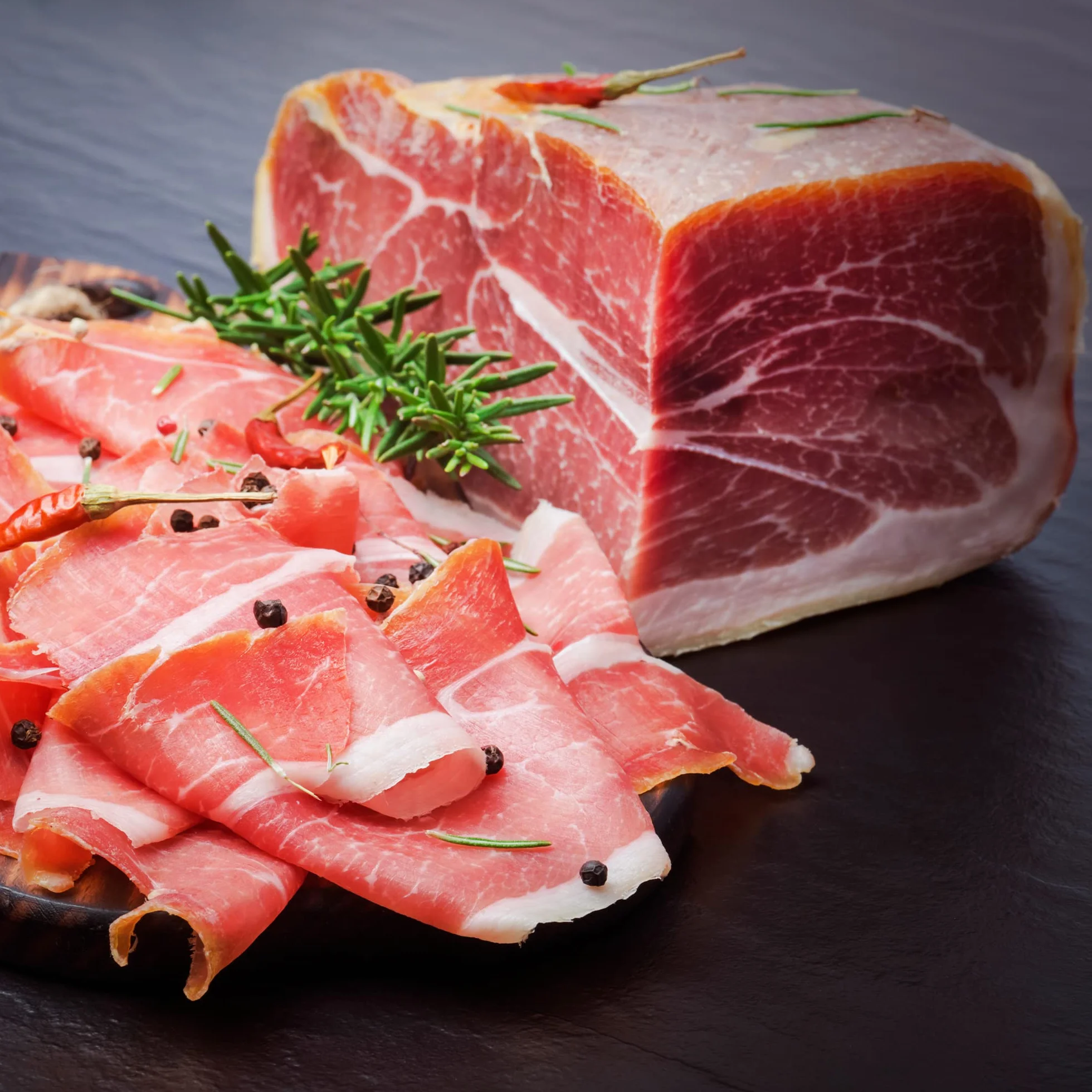 Jamón Serrano Curado Deshuesado + Jamonero + Cuchillo Version Mini de 1 Kg