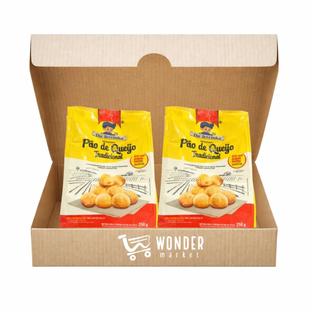 Wondermarket. Pack de 2 Da Terrinha Mezcla de pan de queso tradicional brasileño