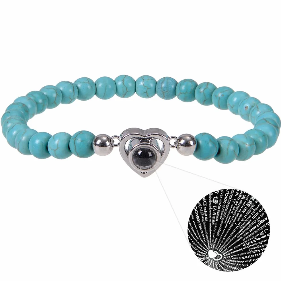 Pulsera 7 Chakras de Piedra Preciosa Natural, Joyería Energética
